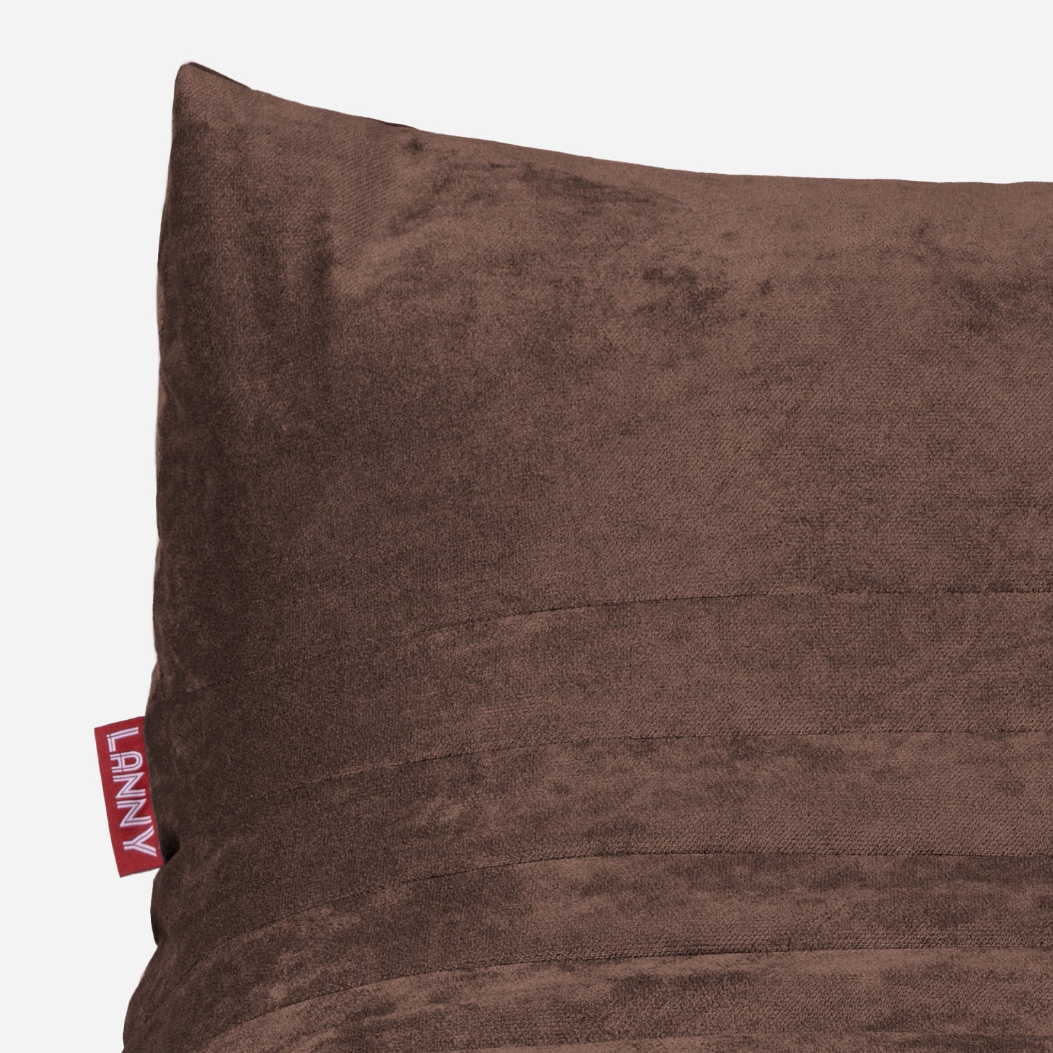 Curvy Aldo Brown Bean Bag Chair