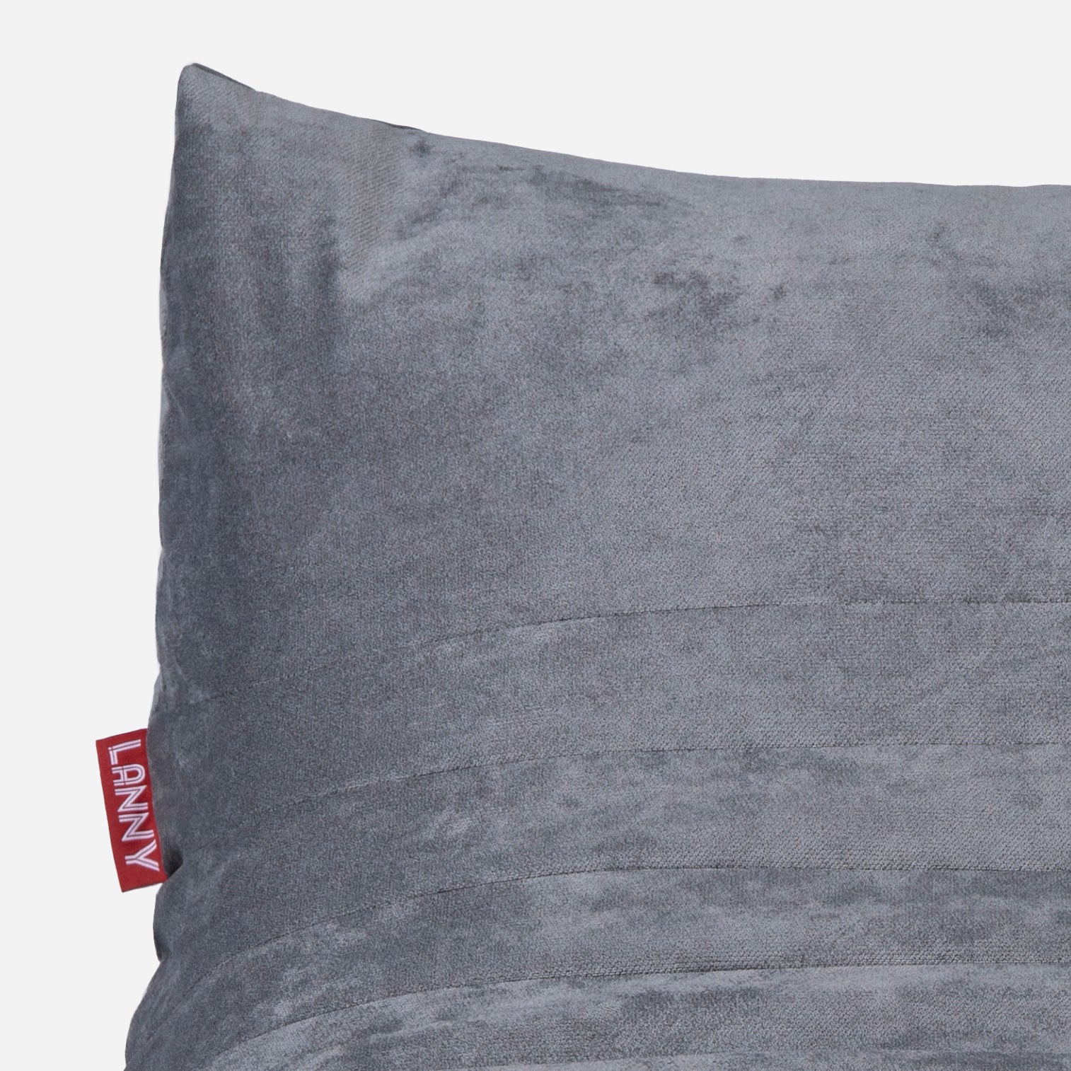 Curvy Aldo Gray Bean Bag Chair
