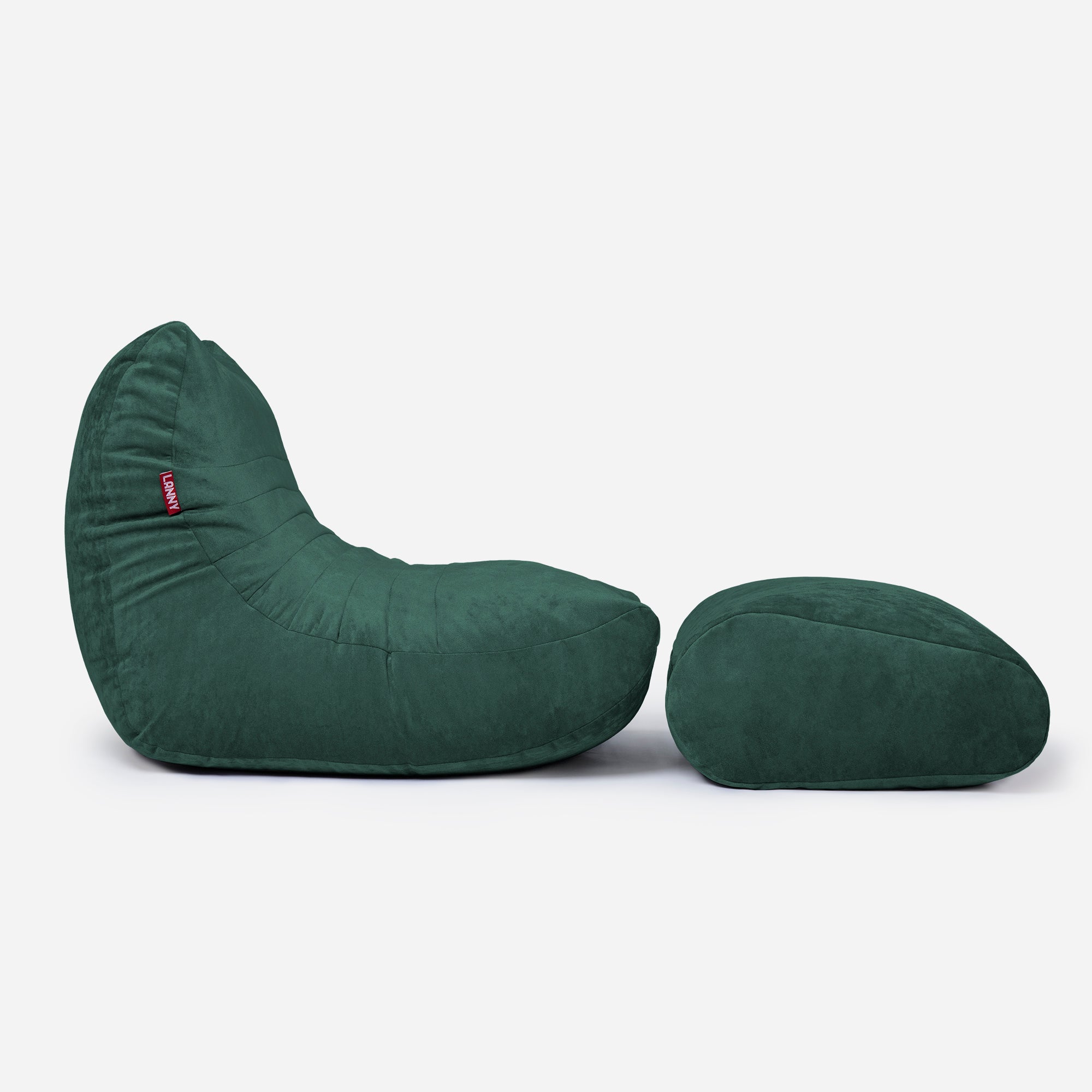Curvy Aldo Green Bean Bag Chair