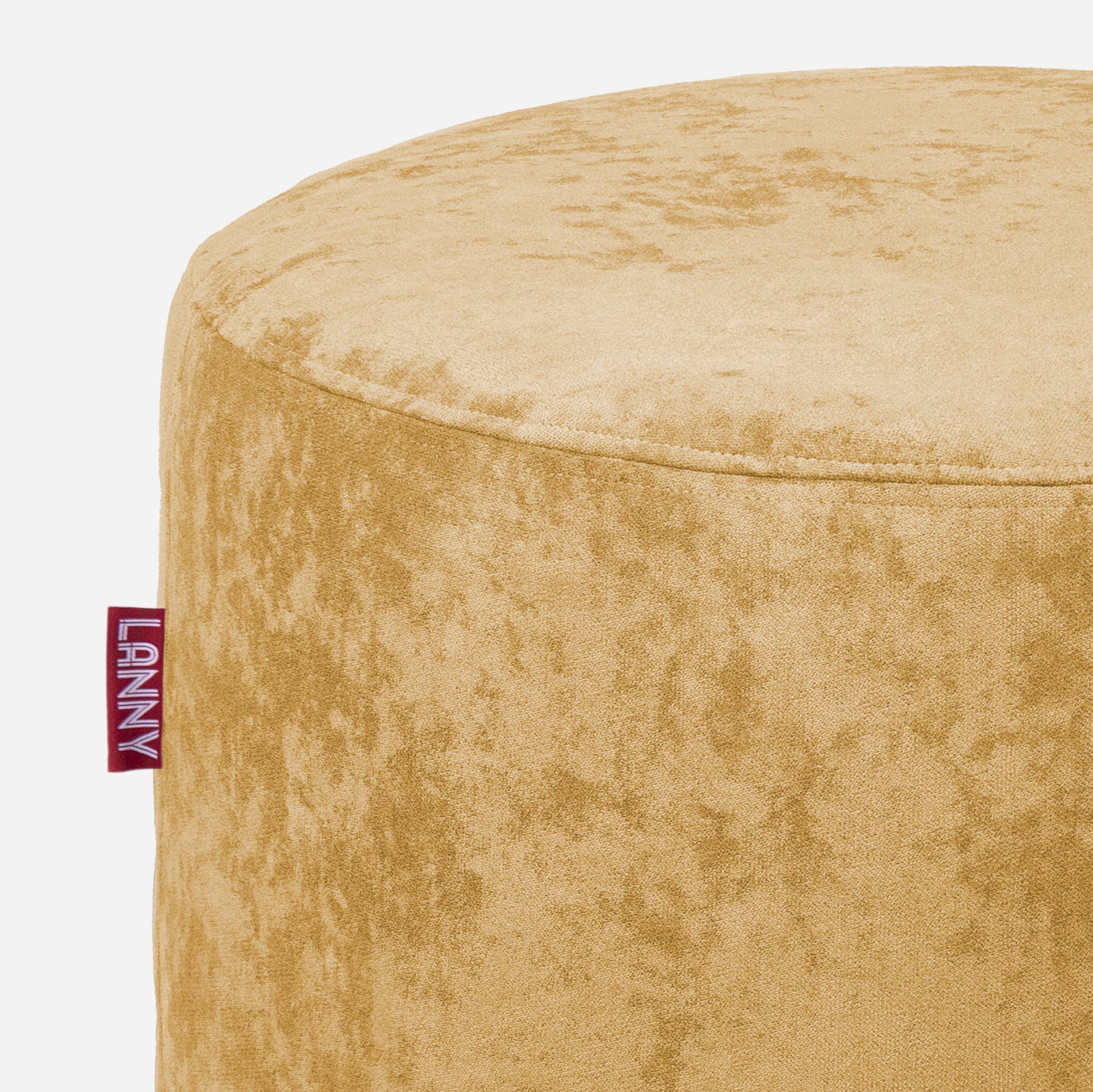 Short Aldo Mustard Pouf