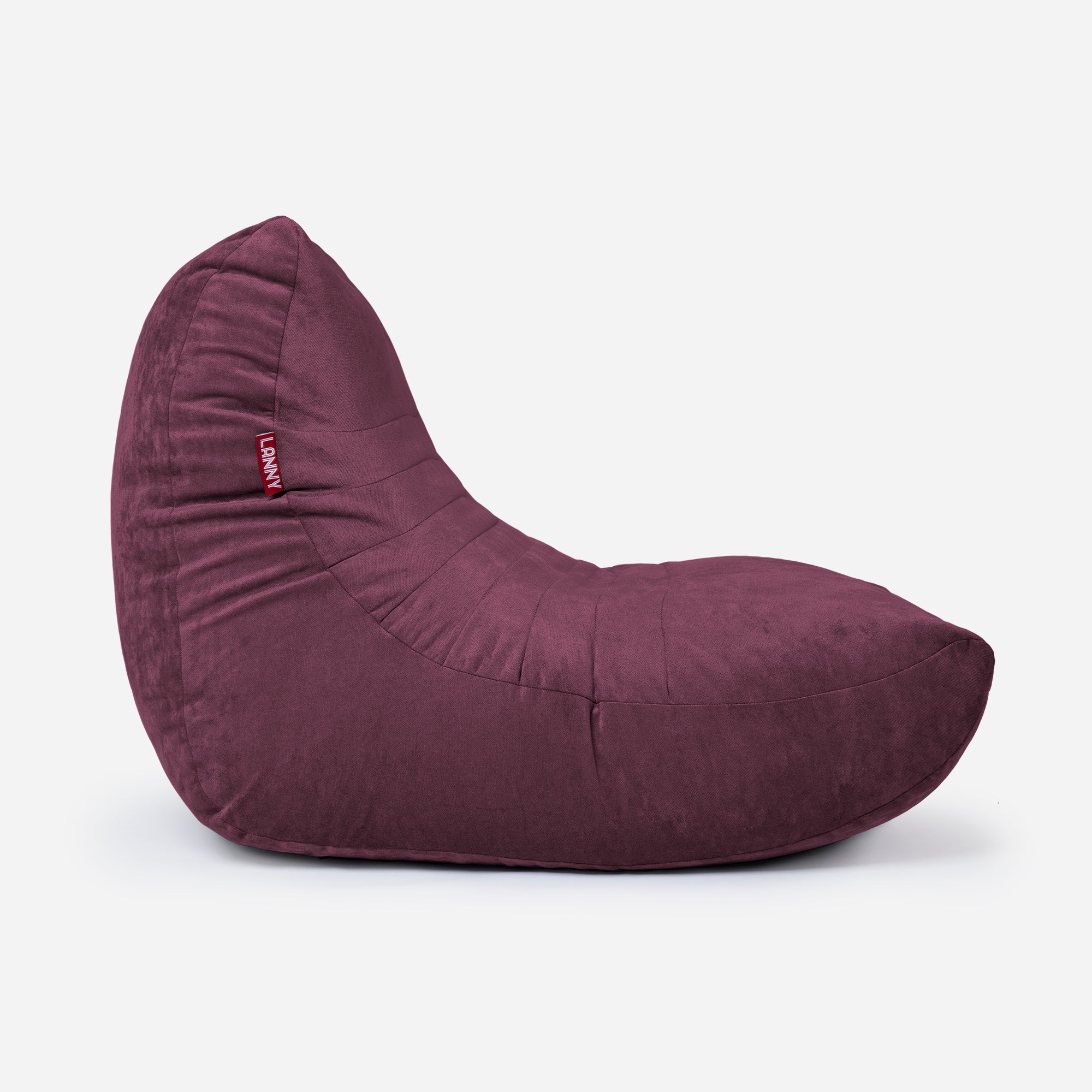Curvy Aldo Purple Bean Bag Chair