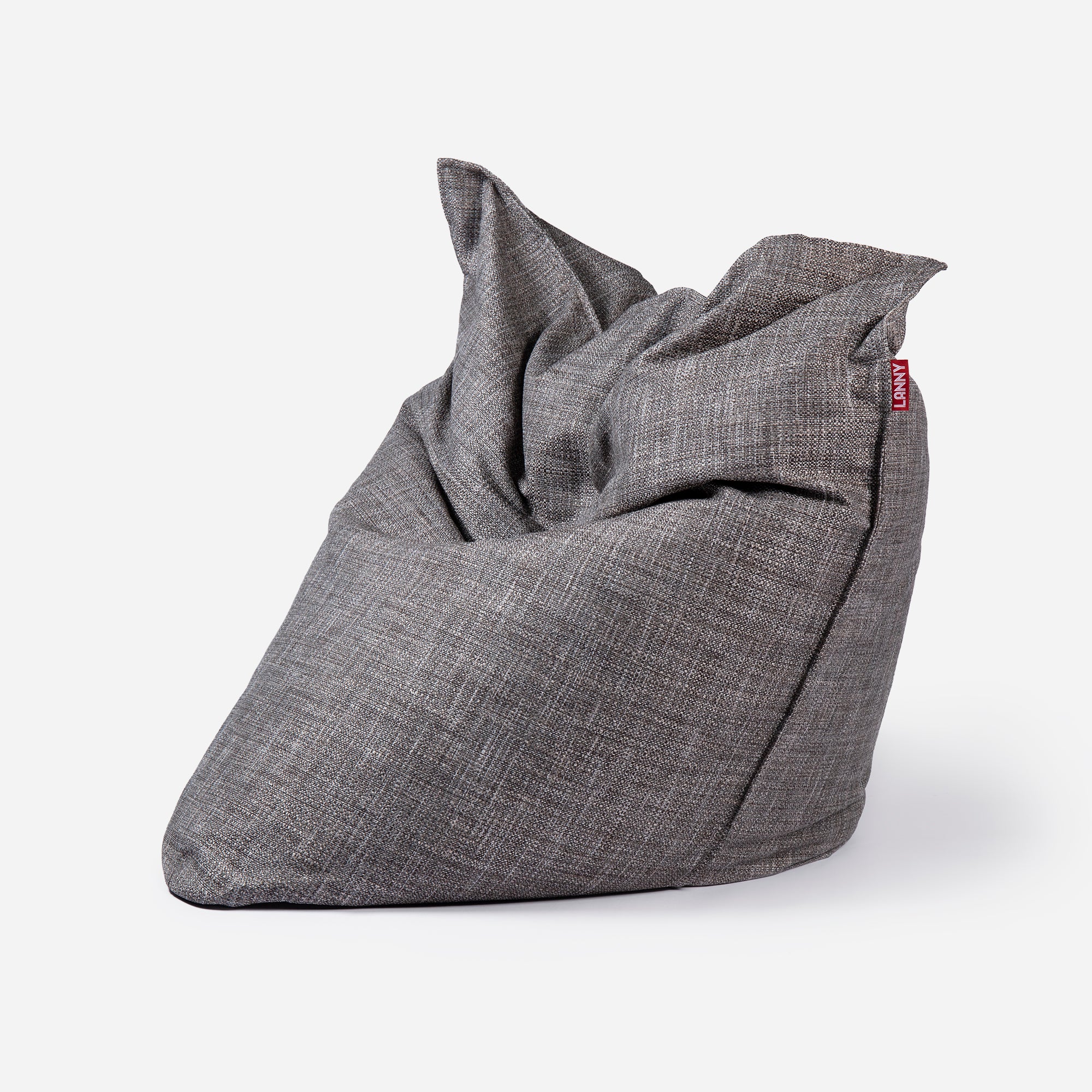 Sloppy Tweed Gray Bean bag