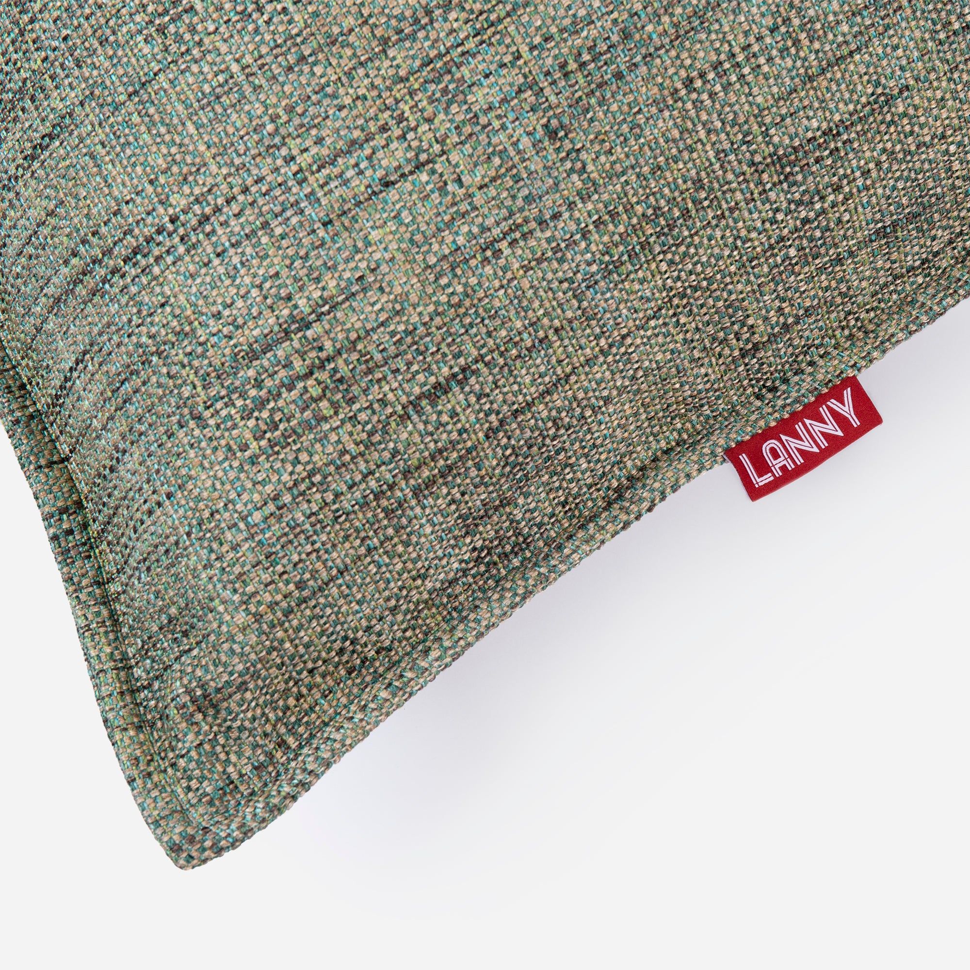 Mini Sloppy Tweed Green Bean bag