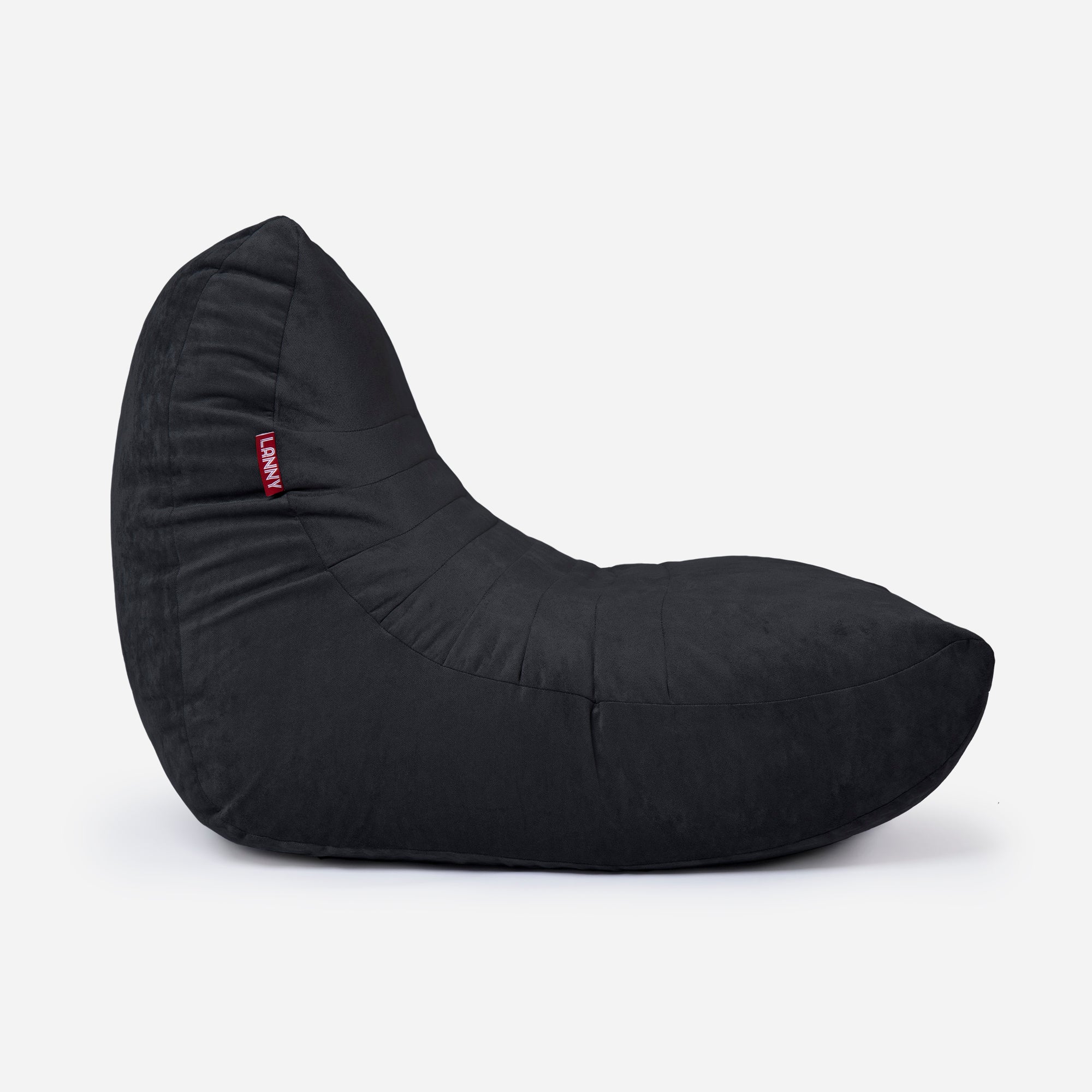 Curvy Aldo Black Bean Bag Chair
