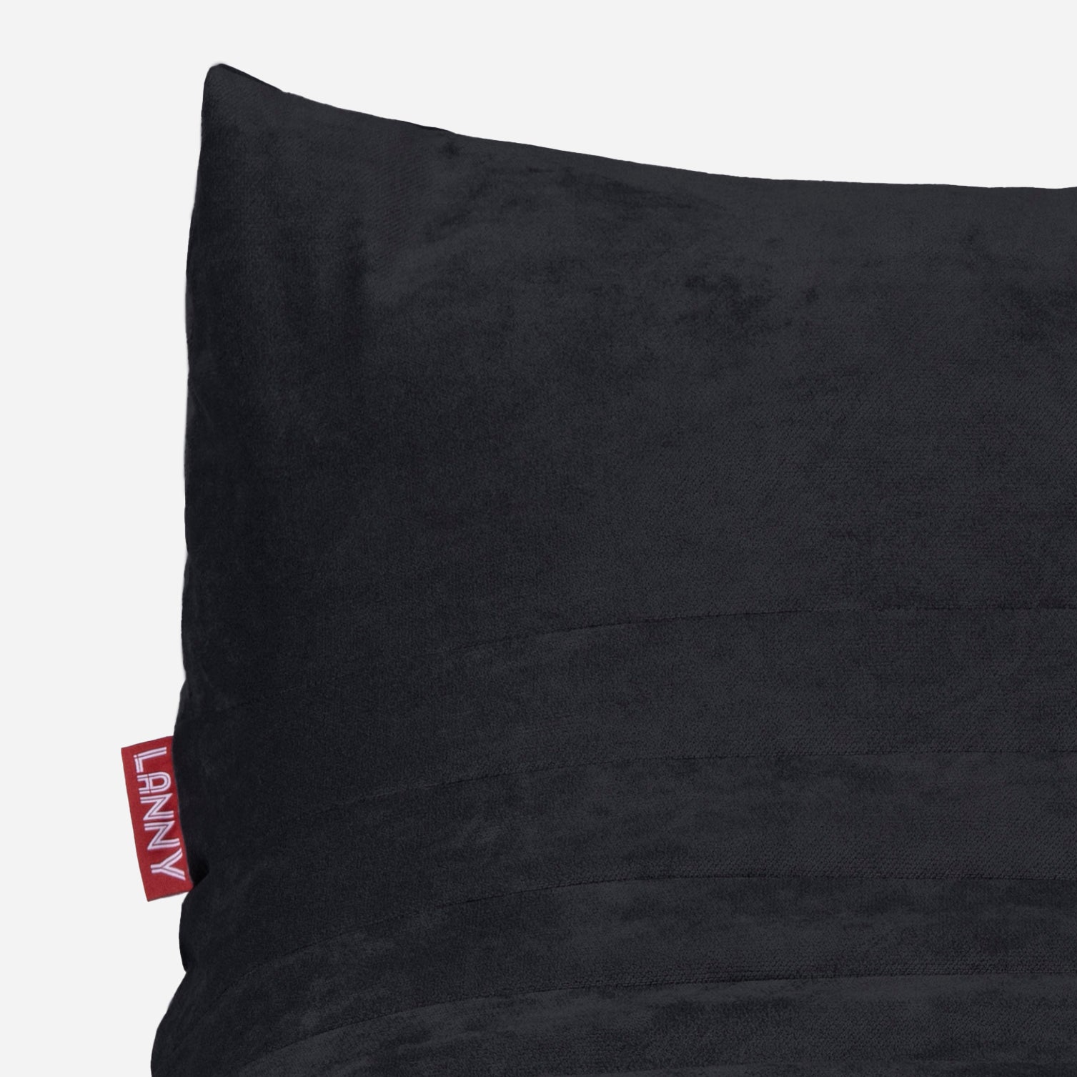 Curvy Aldo Black Bean Bag Chair