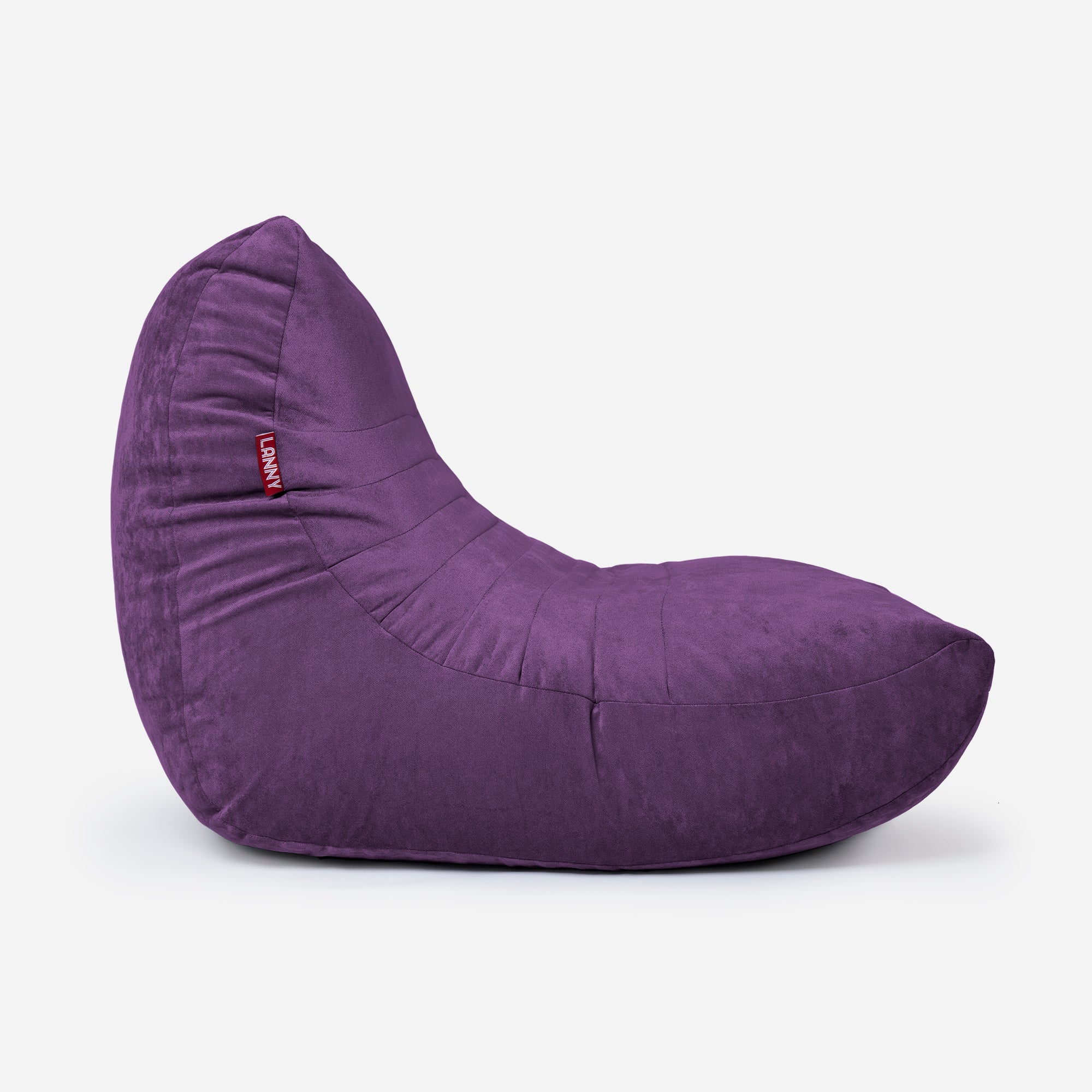 Curvy Aldo Violet Bean Bag Chair