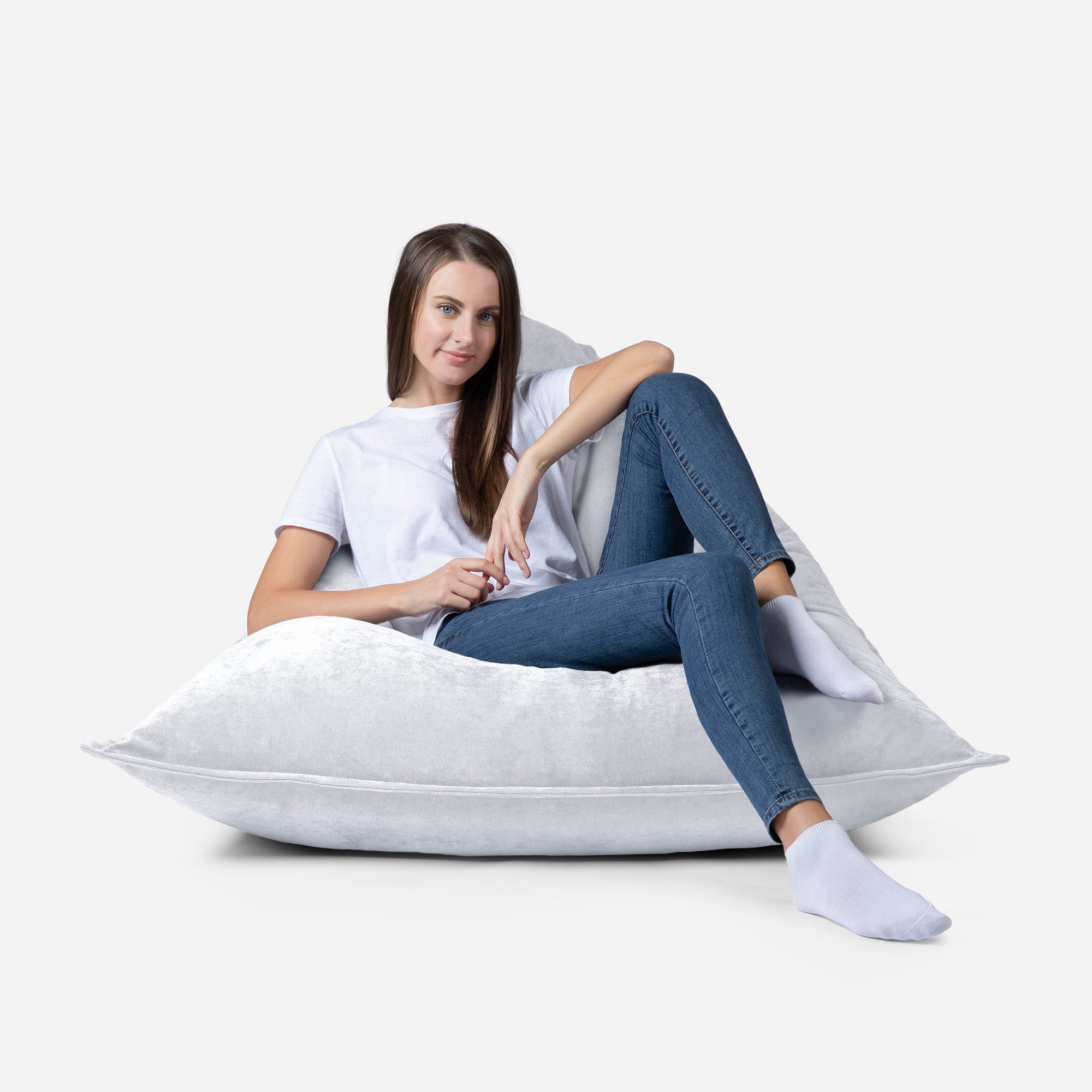 Sloppy Mini Aldo White Bean bag