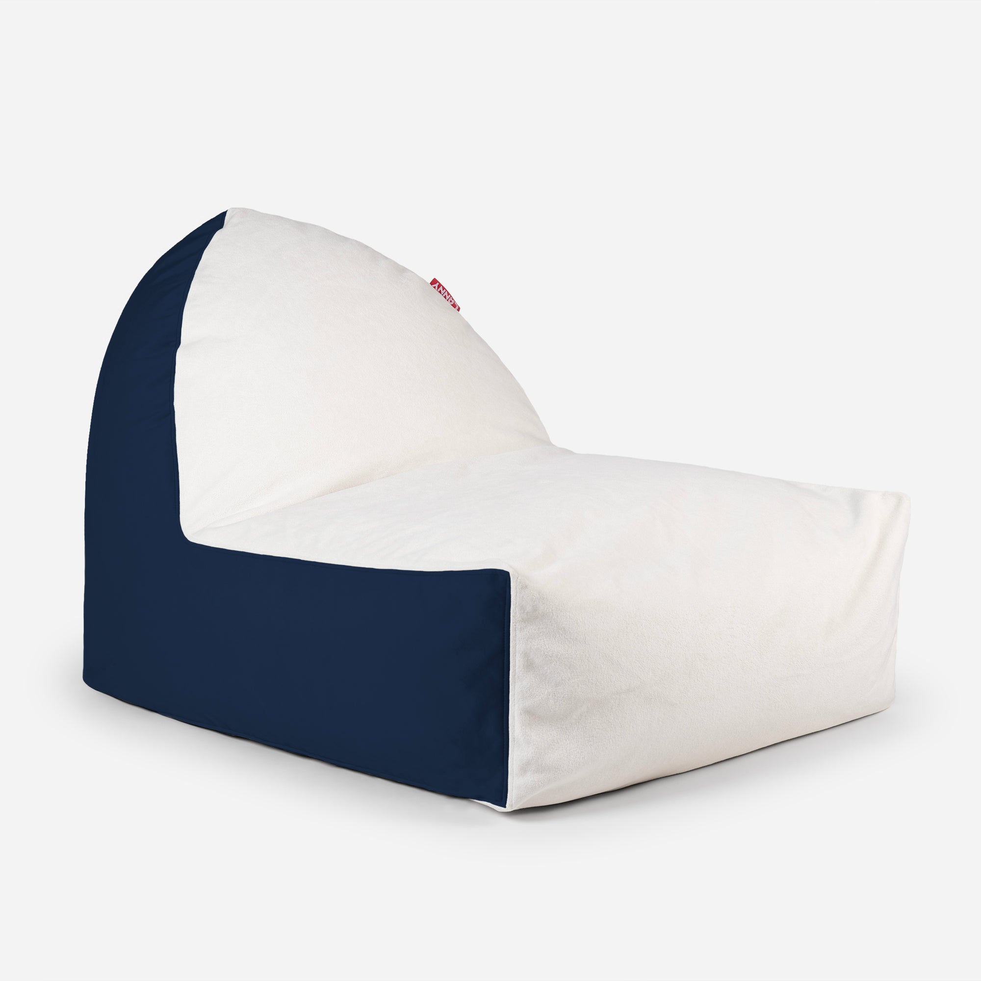 Lanny Orca Velvet Bean Bag Chair - Blue