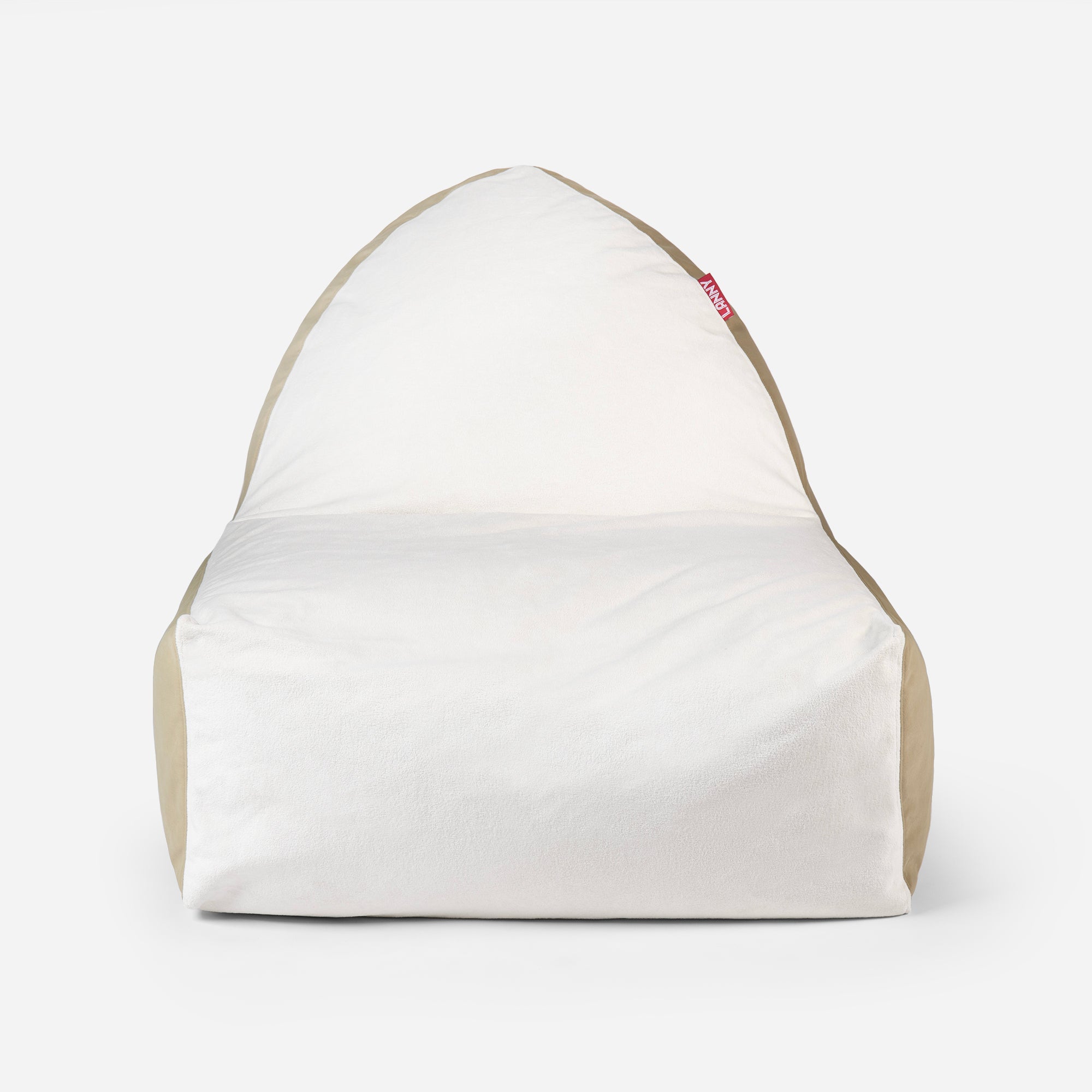 Lanny Orca Velvet Bean Bag Chair - Khaki