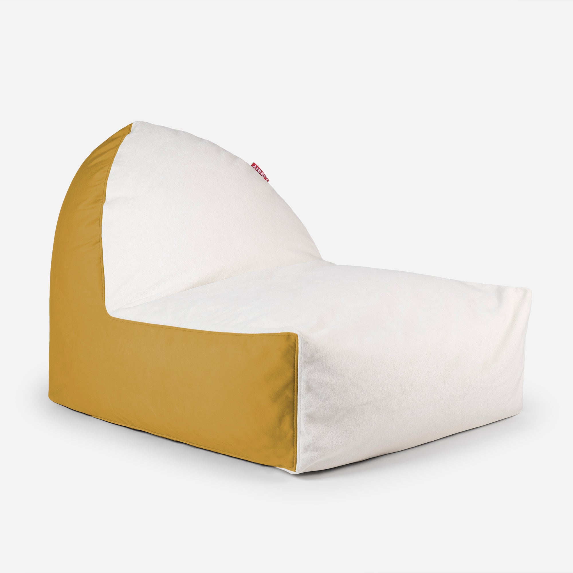 Lanny Orca Velvet Bean Bag Chair - Mustard