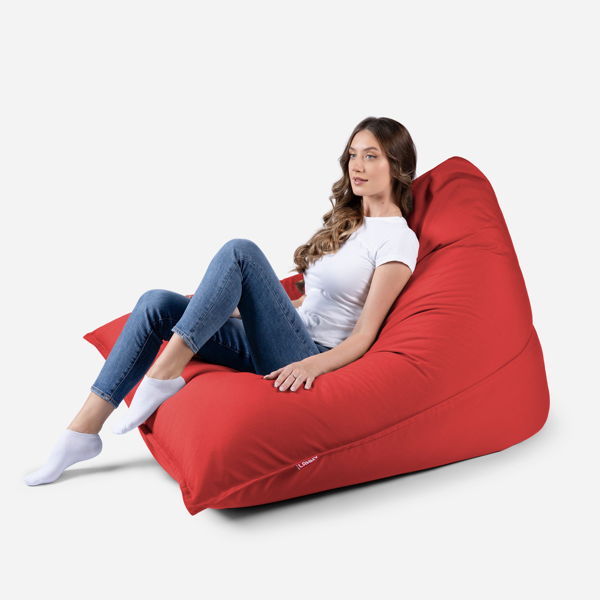 Sloppy Outdoor Red Bean Bag