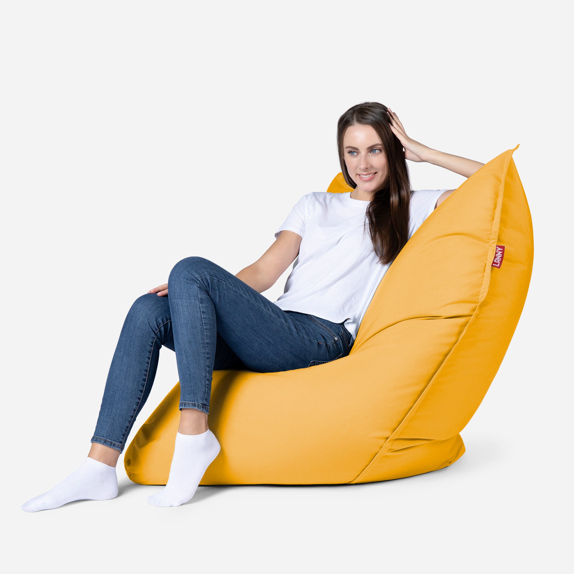 Mini Sloppy Outdoor Yellow Bean Bag