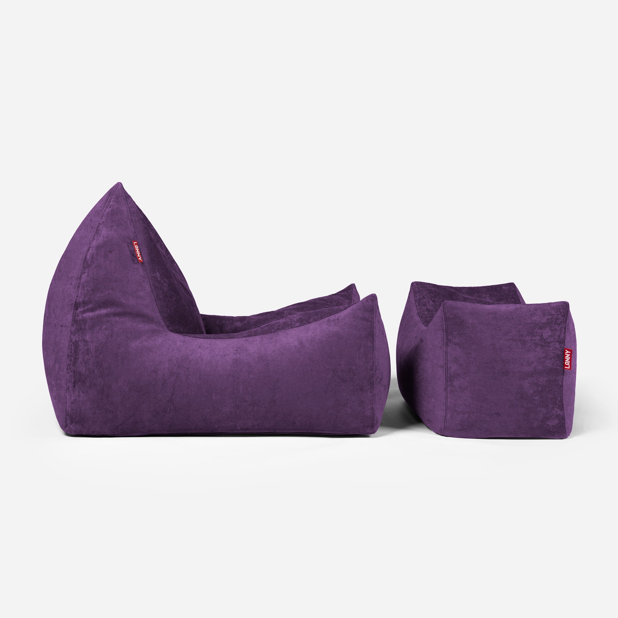 Quadro Aldo Violet Bean bag Chair