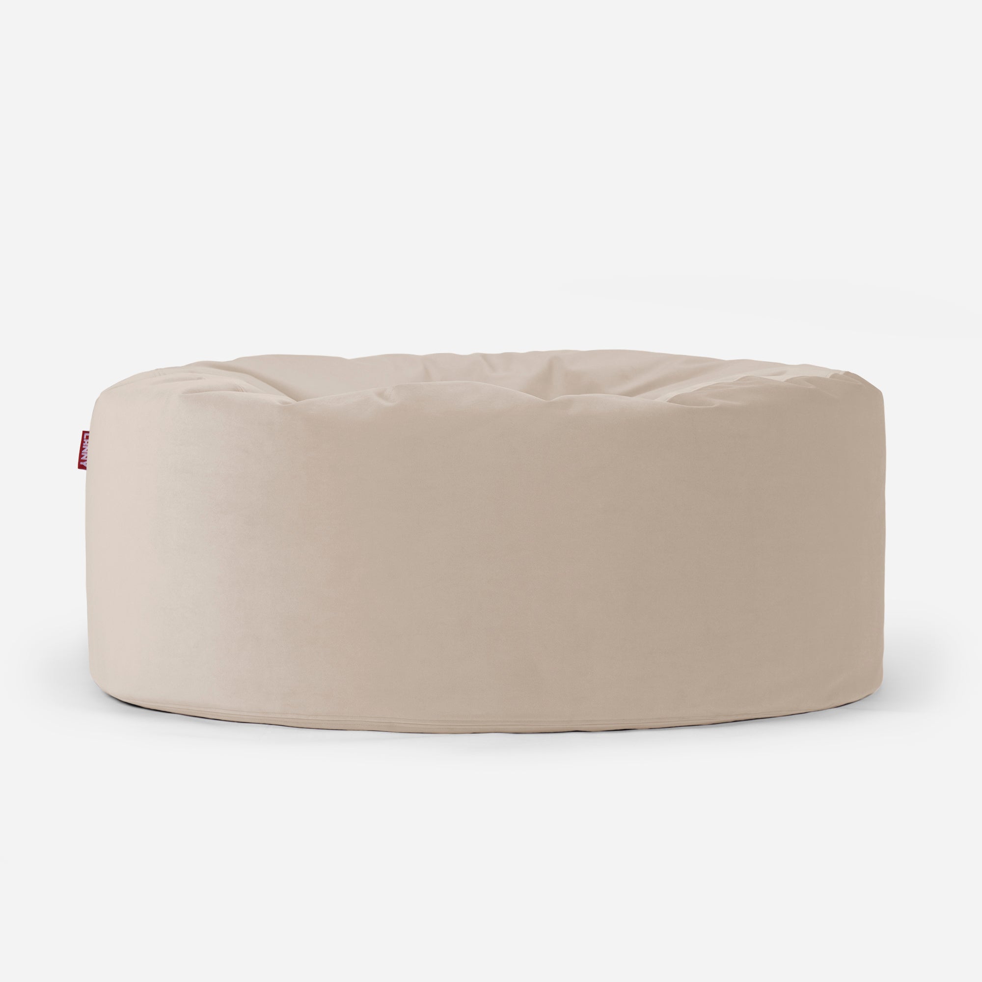 Original Large Velvet Beige Bean Bag