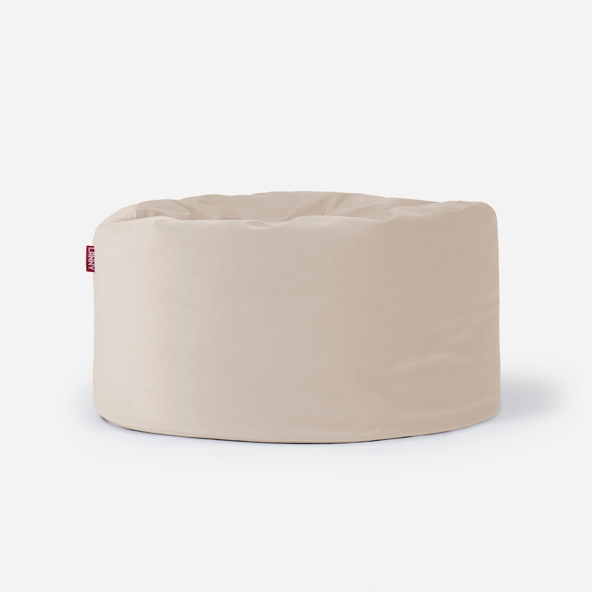 Original Medium Velvet Beige Bean Bag