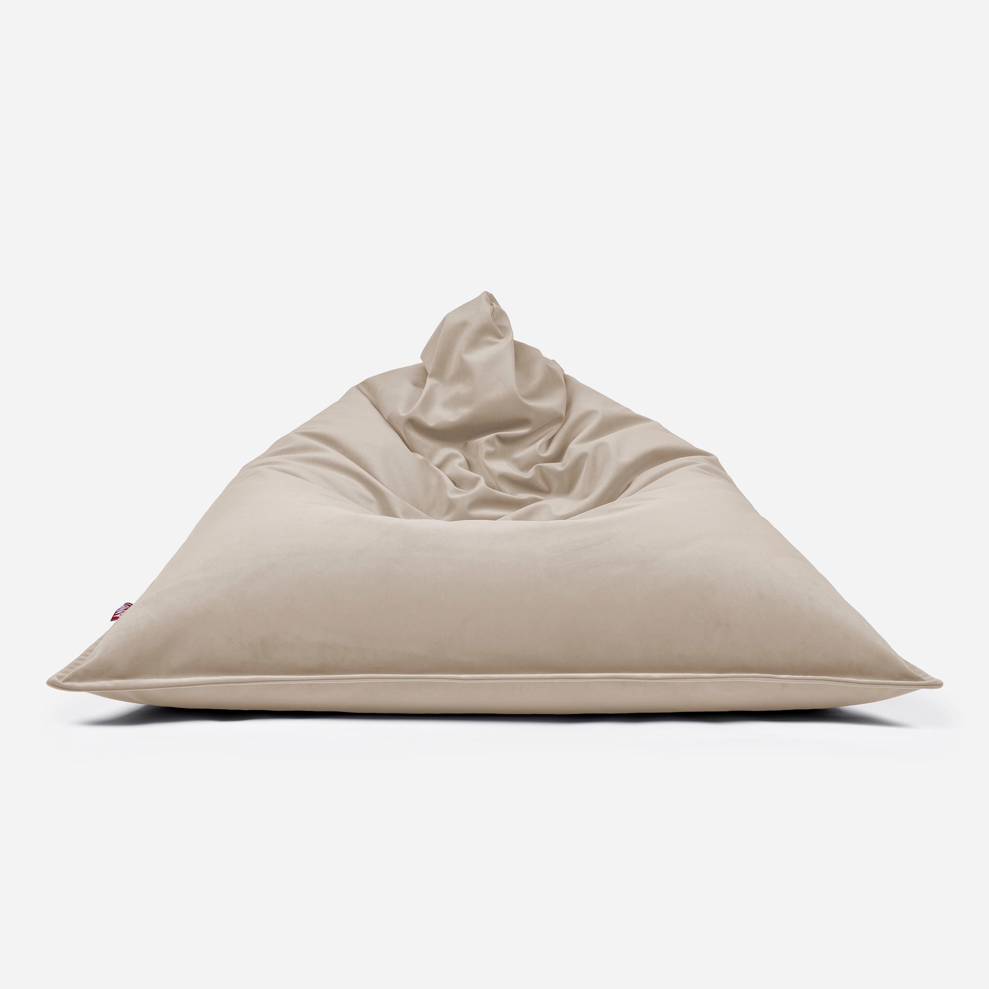 Sloppy Mini Velvet Beige Bean bag