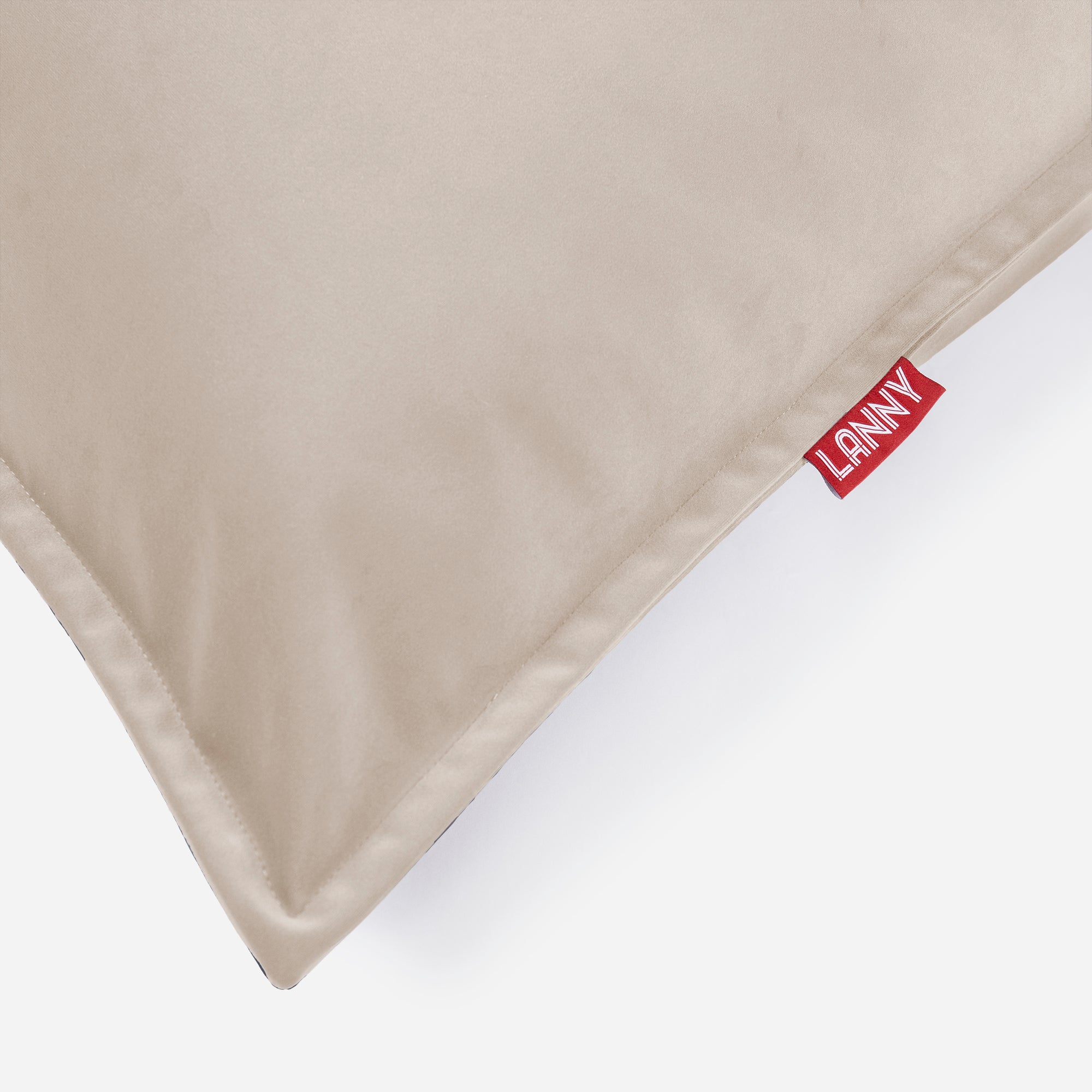 Sloppy Mini Velvet Beige Bean bag