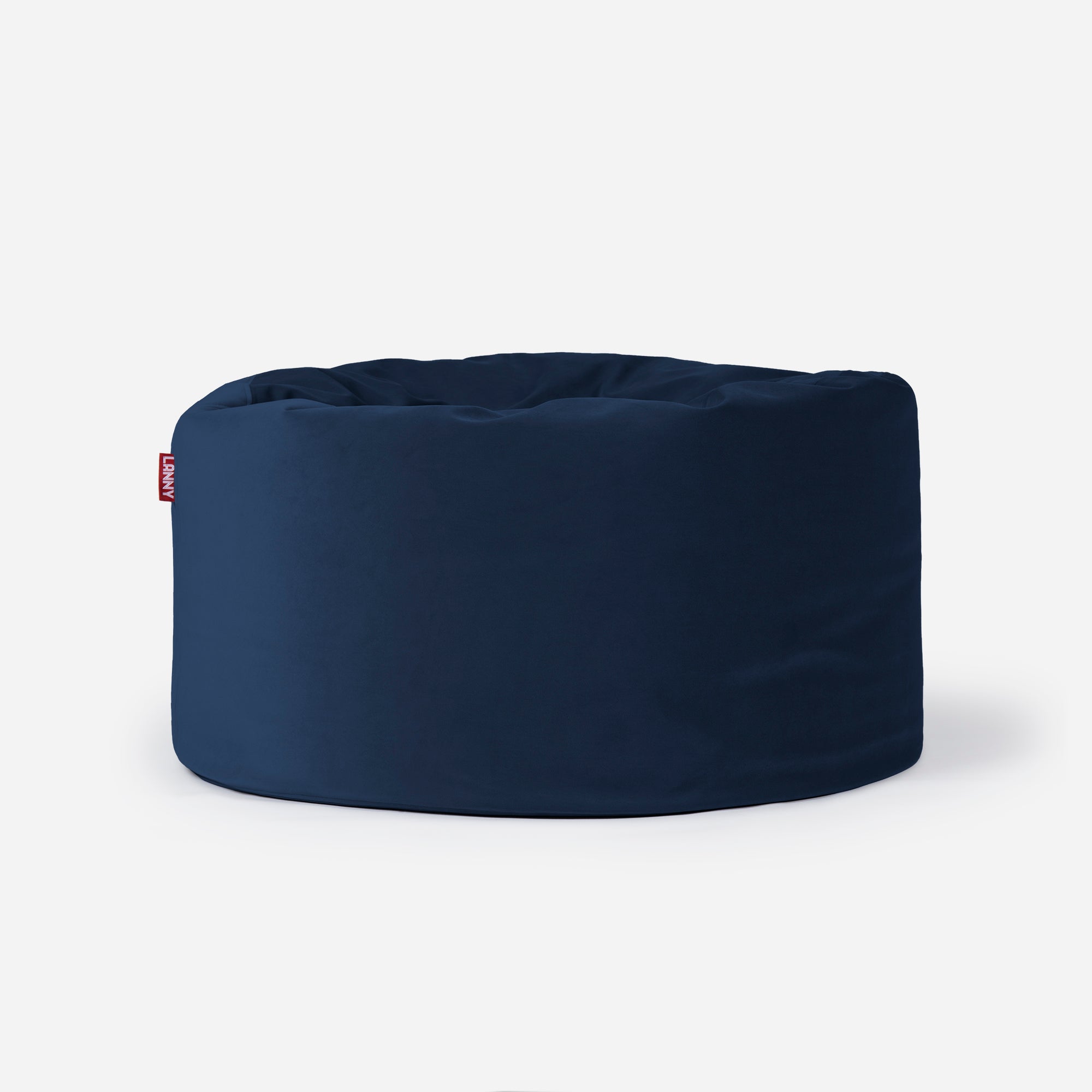 Original Medium Velvet Blue Bean Bag