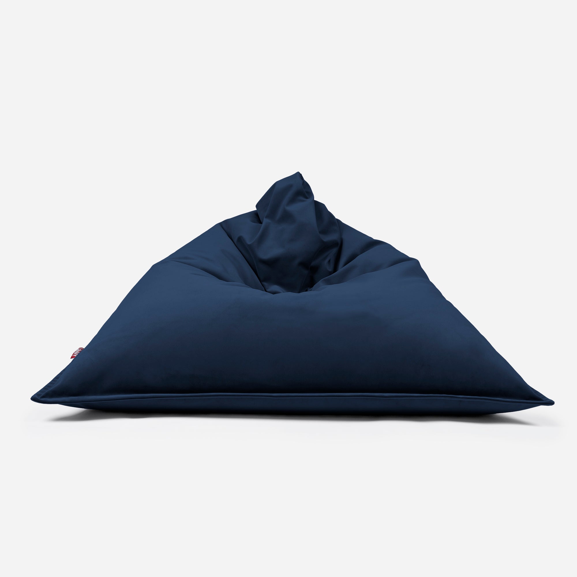 Sloppy Large Velvet Blue Bean bag