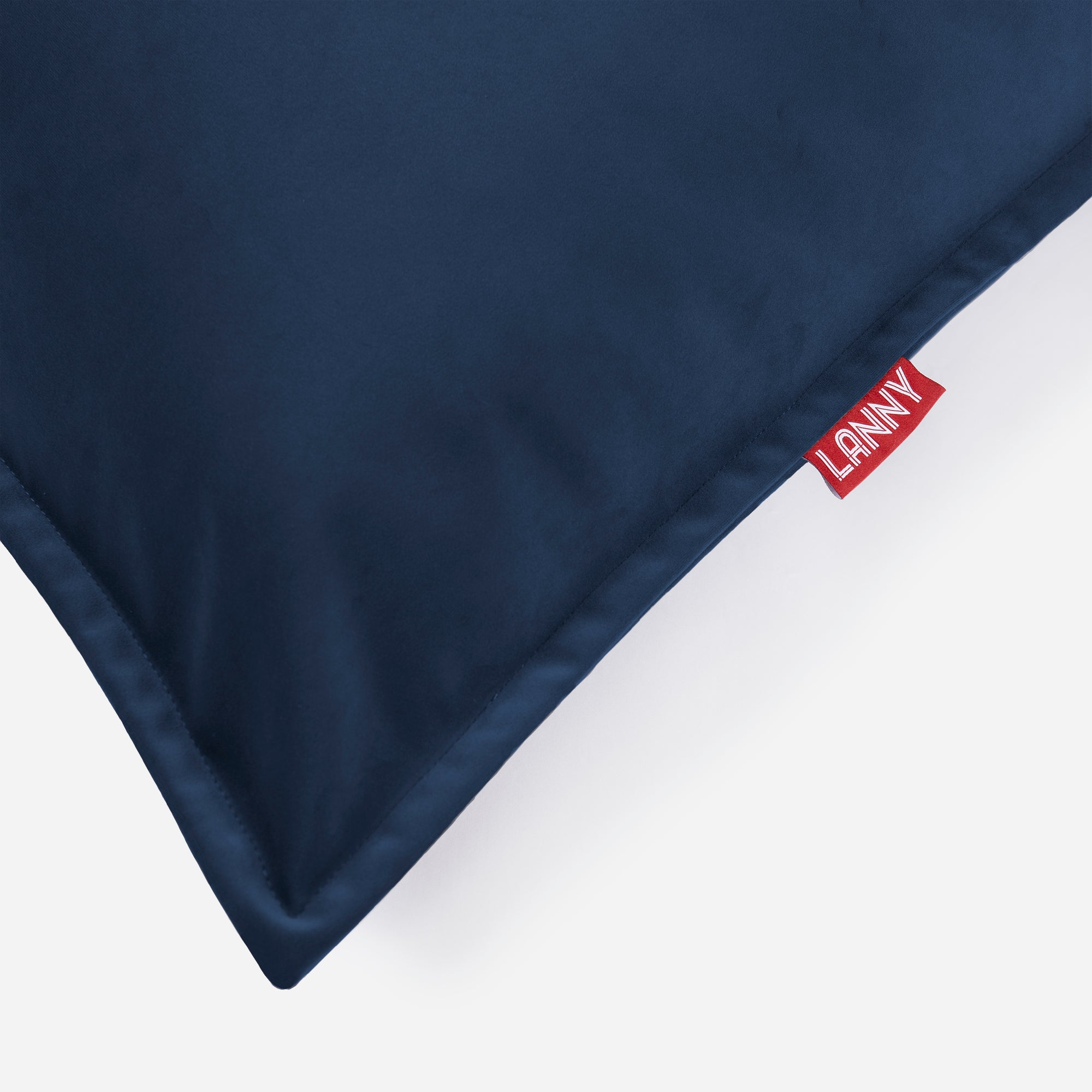 Mini Sloppy Velvet Blue Bean bag