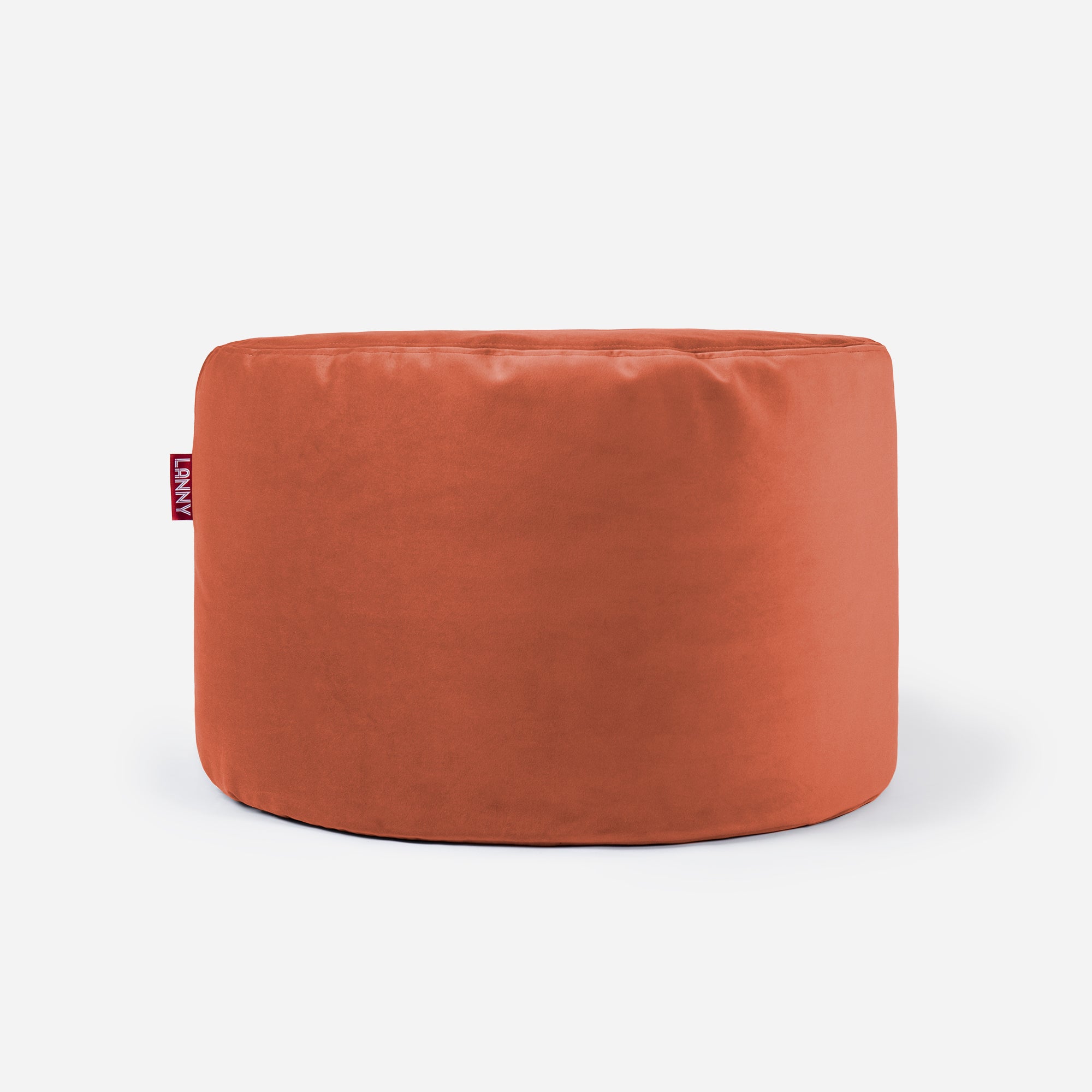 Medium Velvet Amber Pouf