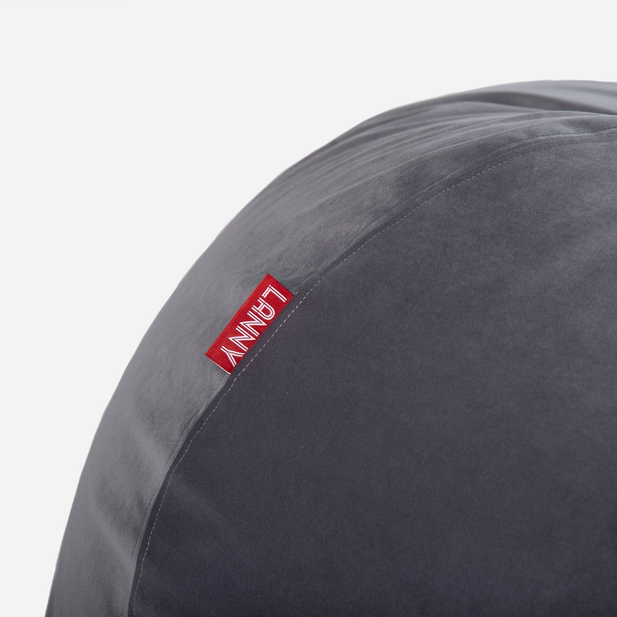 Sphere Large Velvet Gray Bean bag