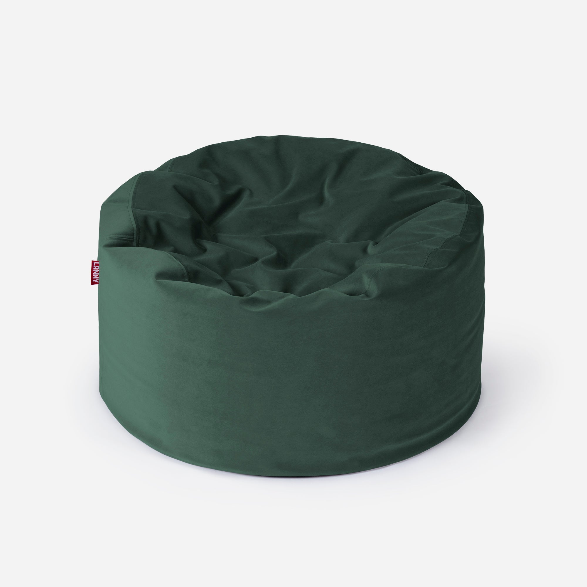 Original Medium Velvet Green Bean Bag