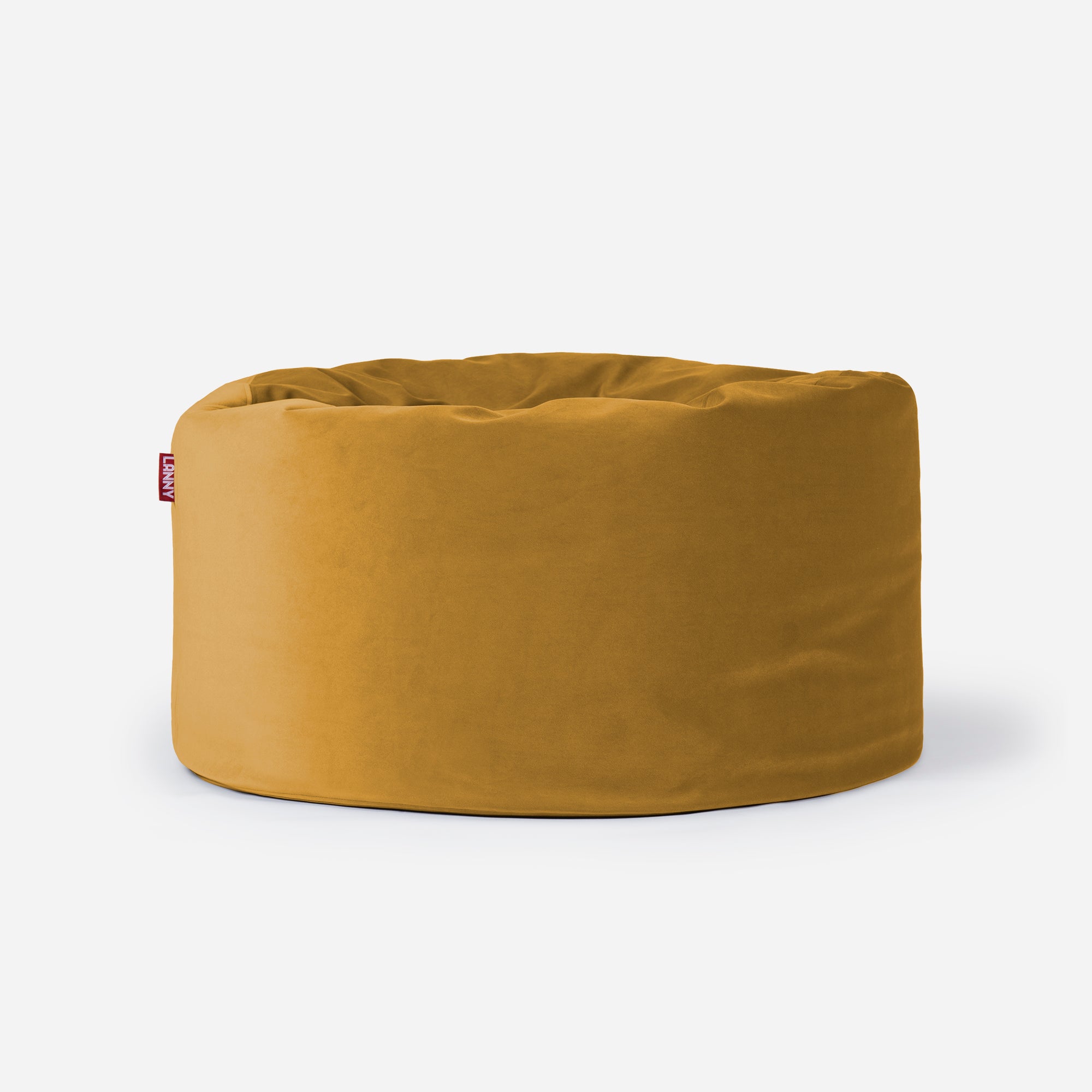 Medium Original Velvet Mustard Bean Bag