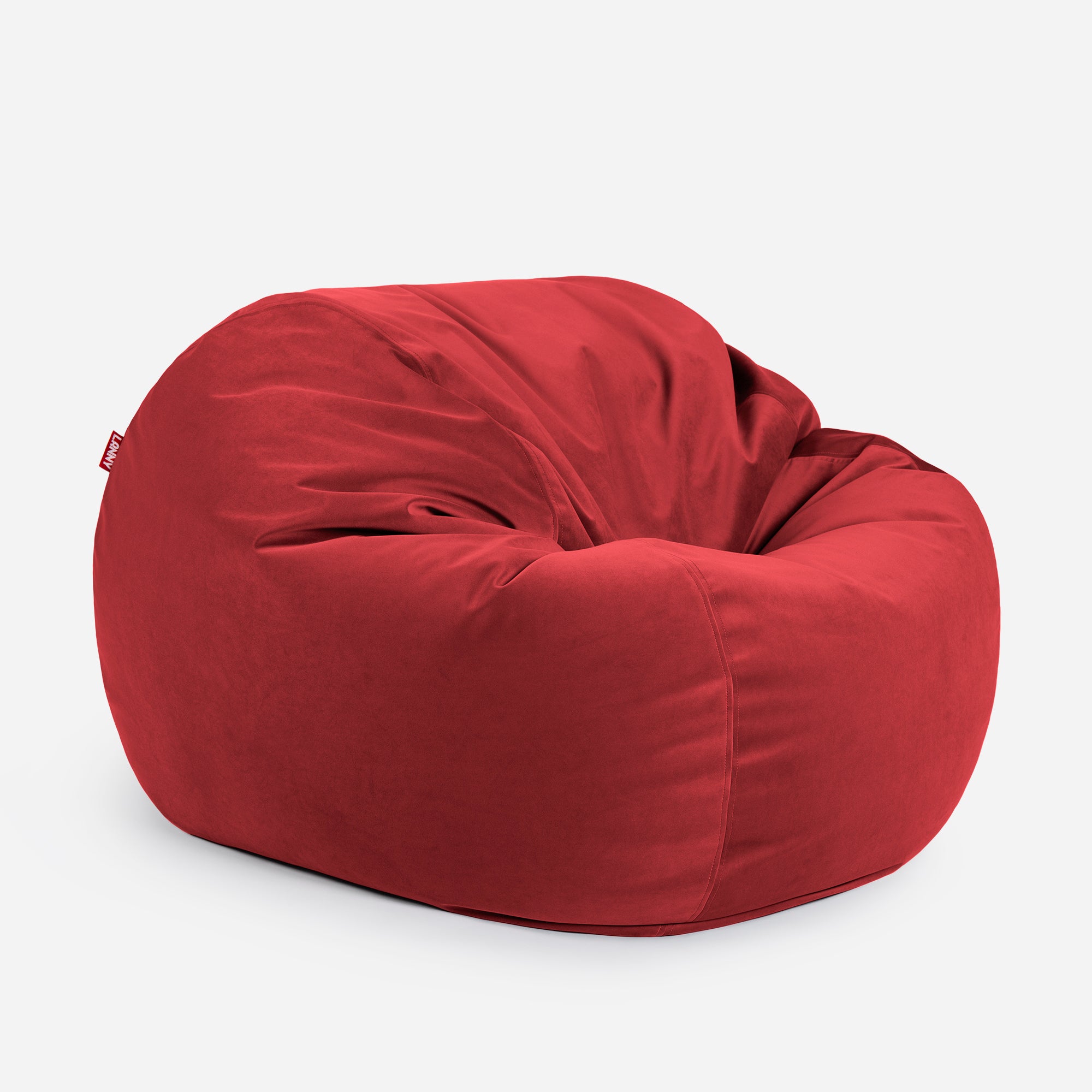 Sphere Large Velvet Red Bean bag