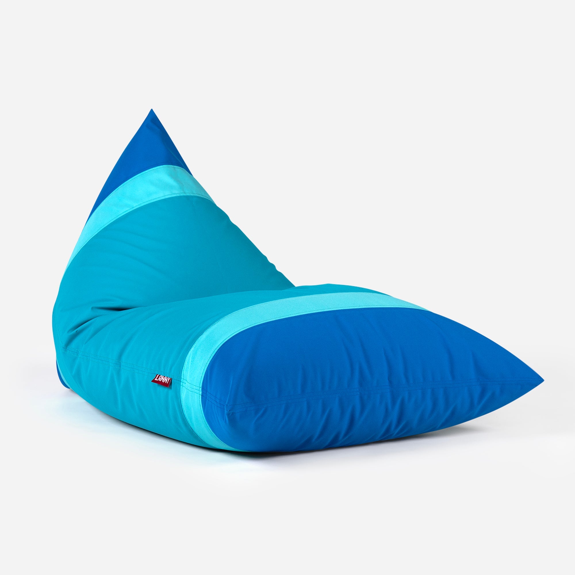 Lanny Apex Outdoor Slim Bean Bag - Ocean Depths - Lanny Beanbag - Bean Bag Chairs