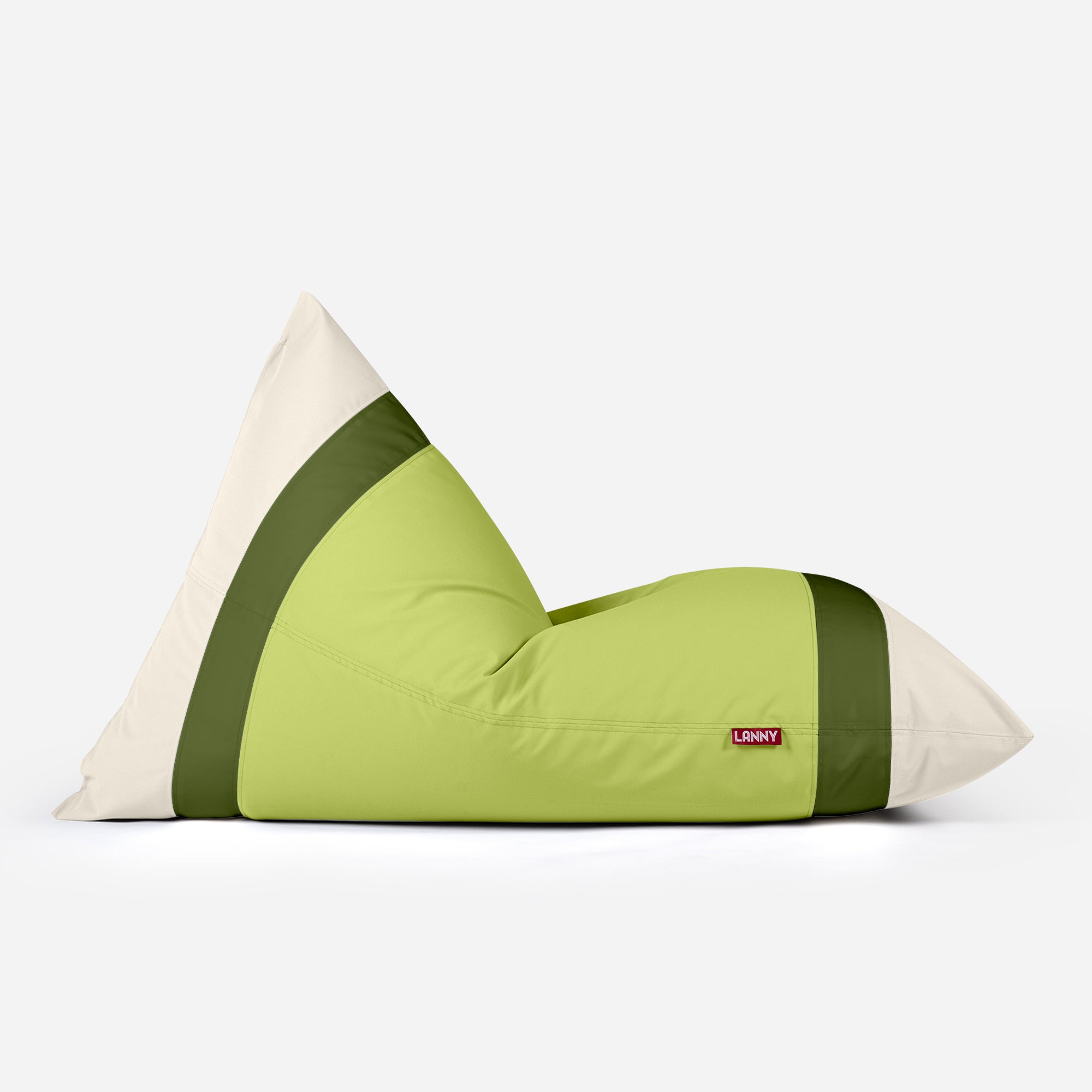 Lanny Apex Outdoor Slim Bean Bag - Olive Grove - Lanny Beanbag - Bean Bag Chairs