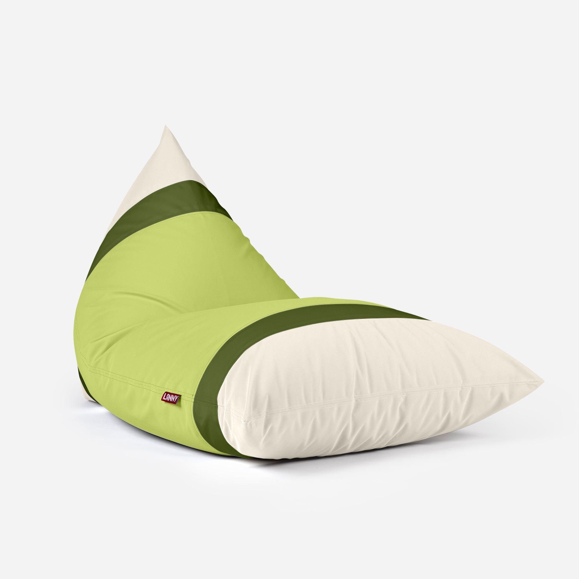 Lanny Apex Outdoor Slim Bean Bag - Olive Grove - Lanny Beanbag - Bean Bag Chairs