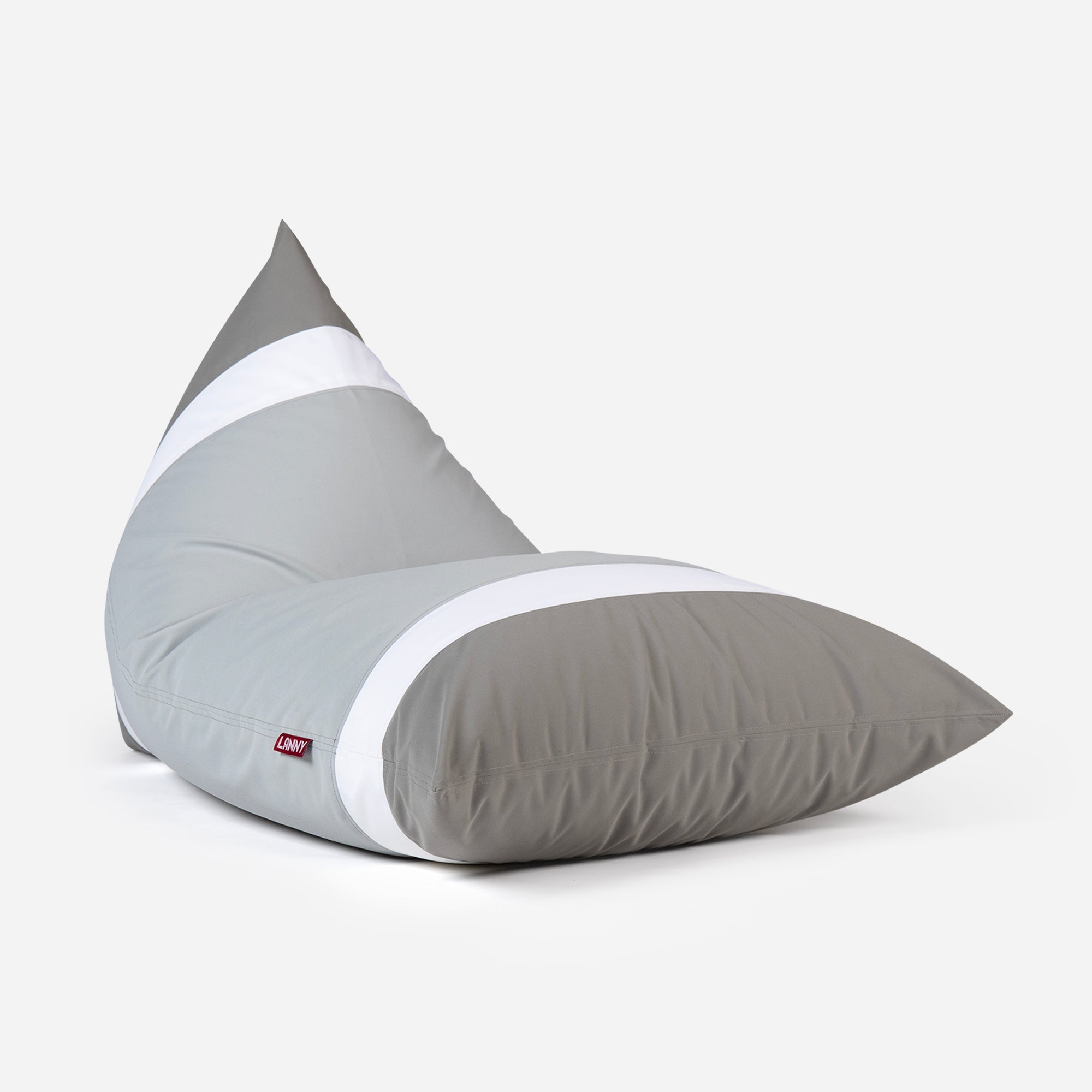 Lanny Apex Outdoor Slim Bean Bag - Urban Grey - Lanny Beanbag - Bean Bag Chairs