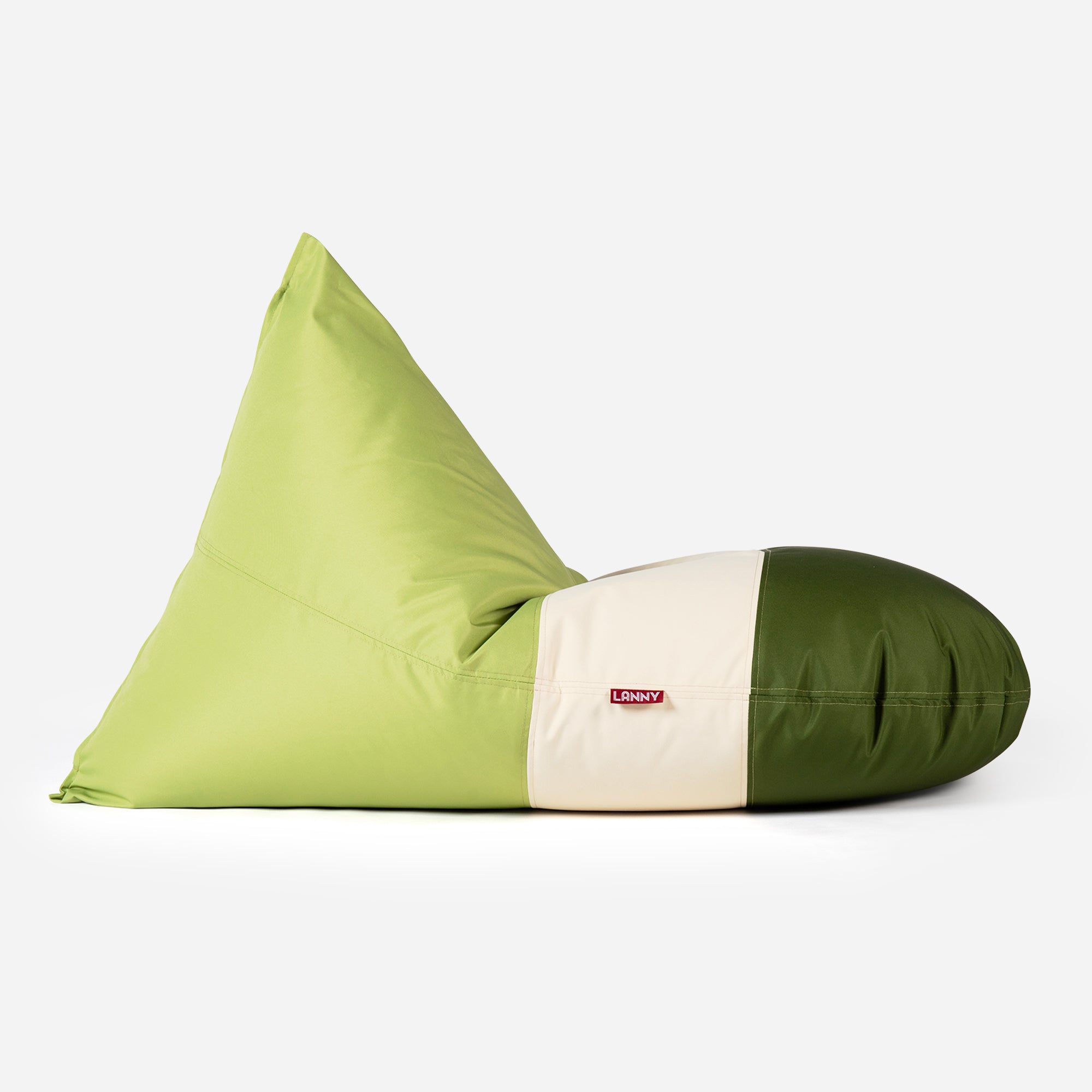 Lanny Pod Outdoor Slim Bean Bag - Olive Grove - Lanny Beanbag - Bean Bag Chairs