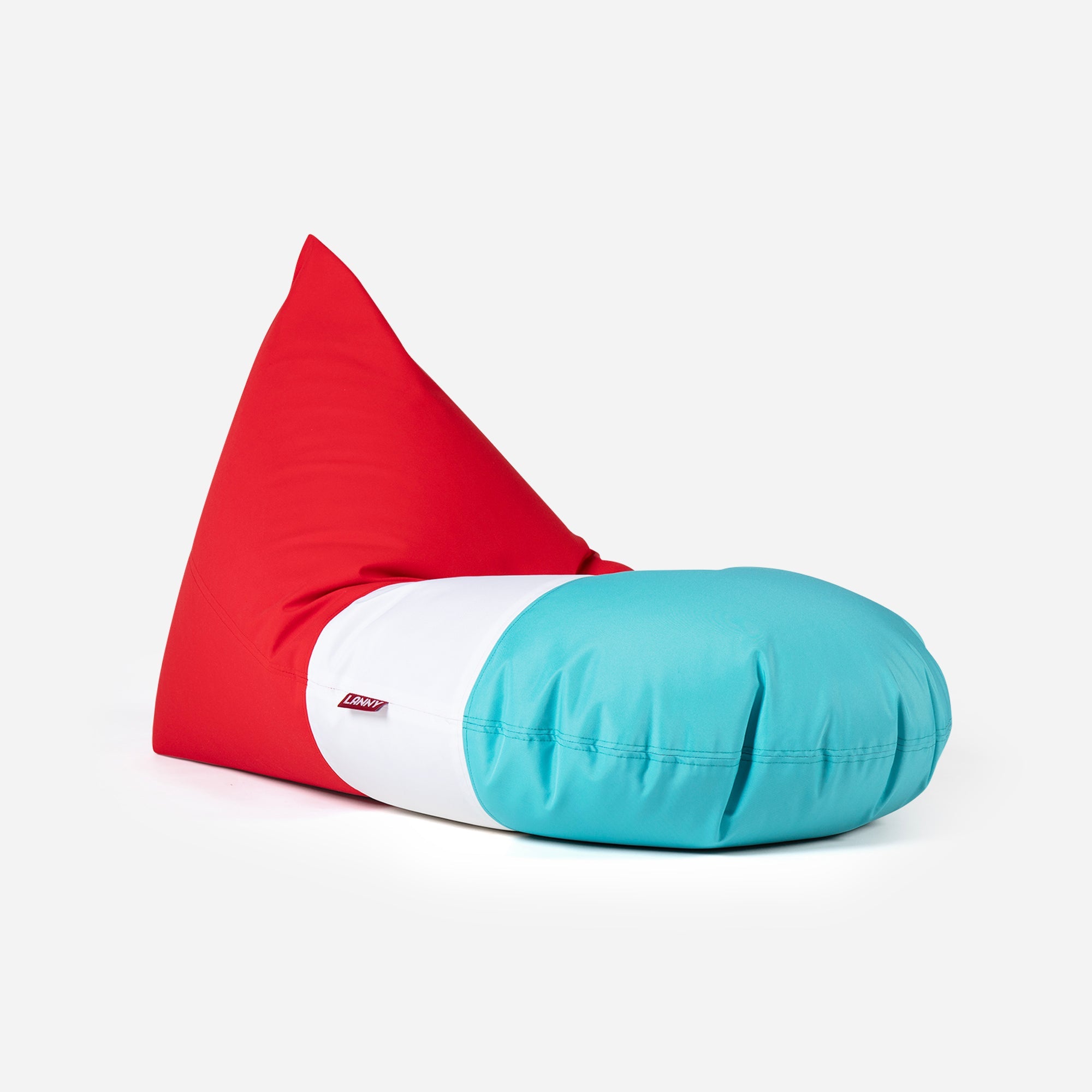 Lanny Pod Outdoor Slim Bean Bag - Riviera Coast - Lanny Beanbag - Bean Bag Chairs