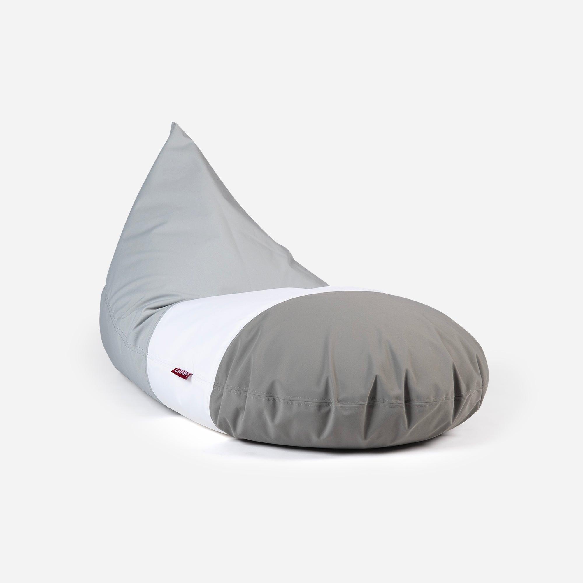 Lanny Pod Outdoor Slim Bean Bag - Urban Grey - Lanny Beanbag - Bean Bag Chairs