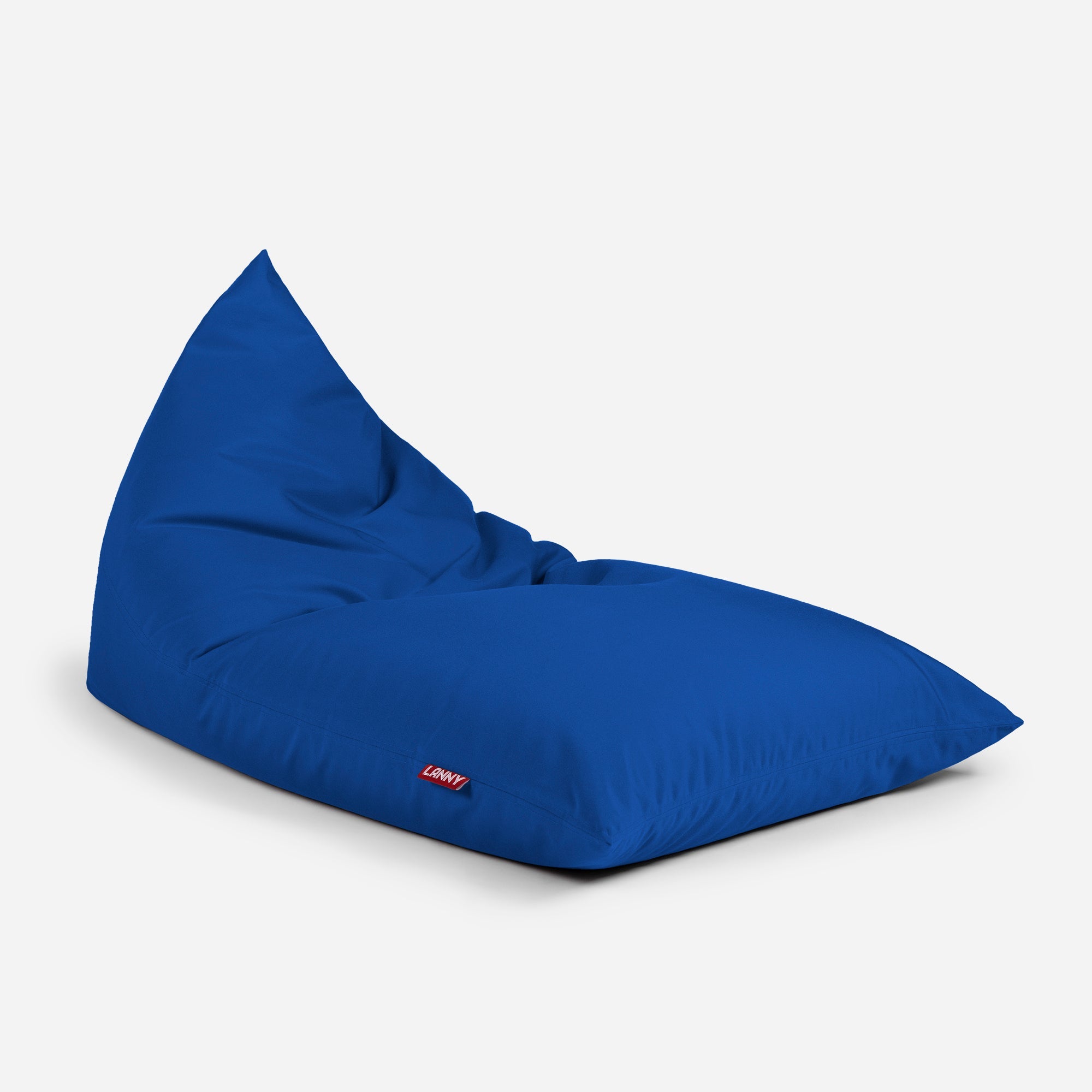Lanny Solid Tone Outdoor Slim Bean Bag - Navy Blue - Lanny Beanbag - Bean Bag Chairs