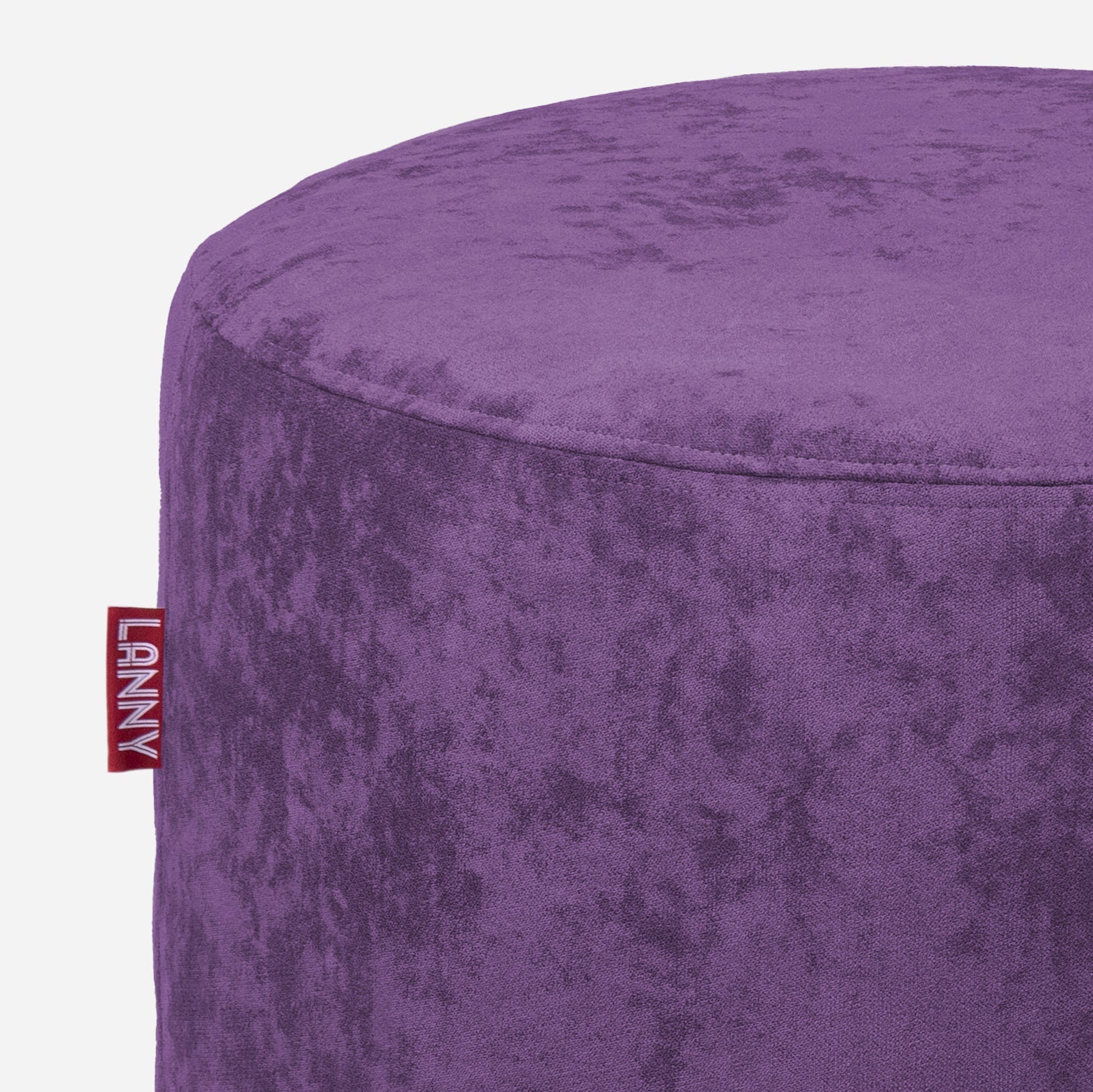 Medium Aldo Violet Pouf - Lanny Beanbag - Ottomans