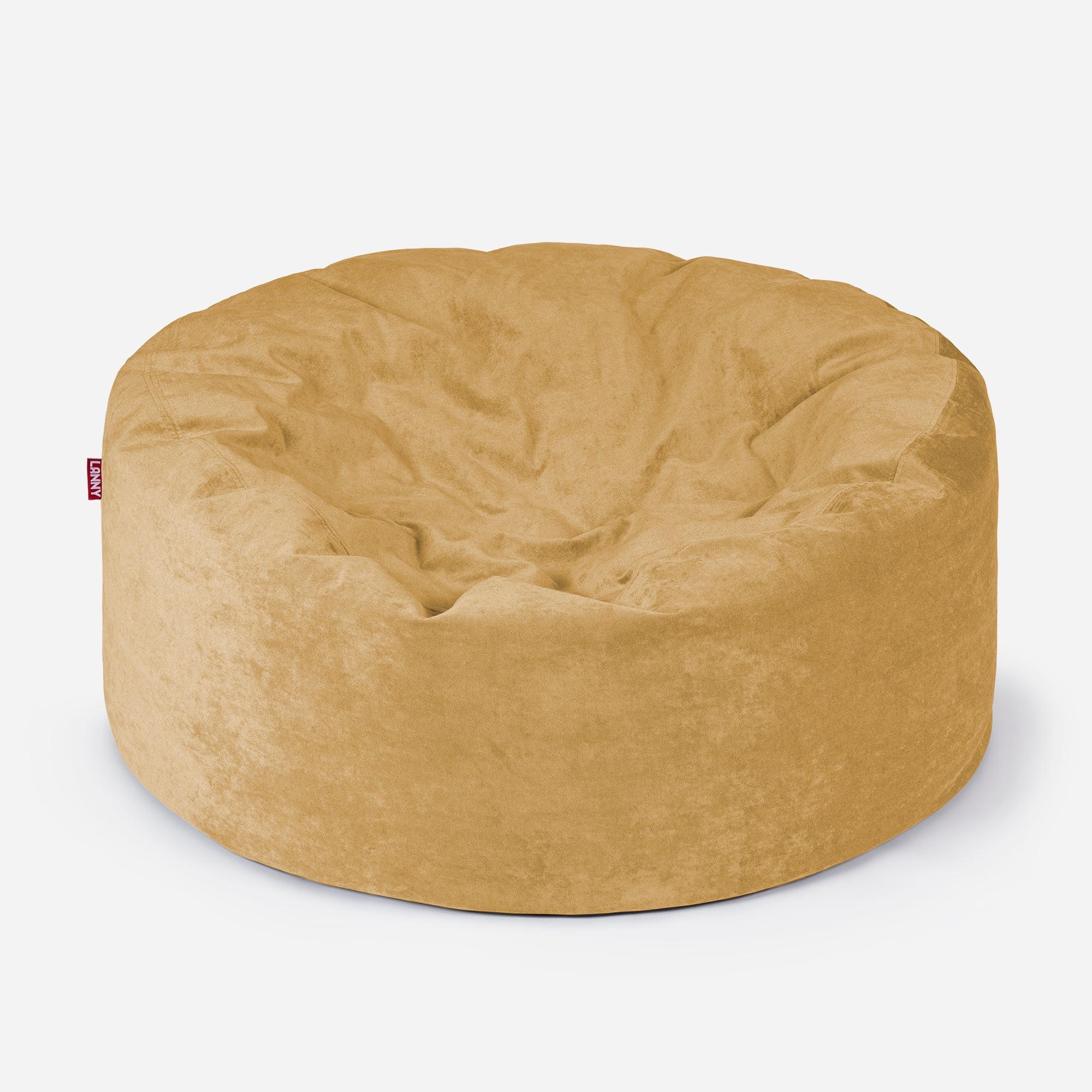 Original Large Aldo Mustard Bean Bag - Lanny Beanbag - Bean Bag Chairs