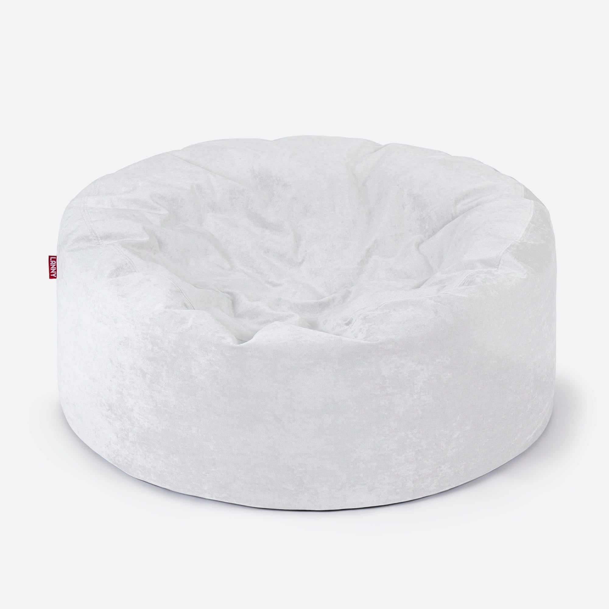 Original Large Aldo White Bean Bag - Lanny Beanbag - Bean Bag Chairs