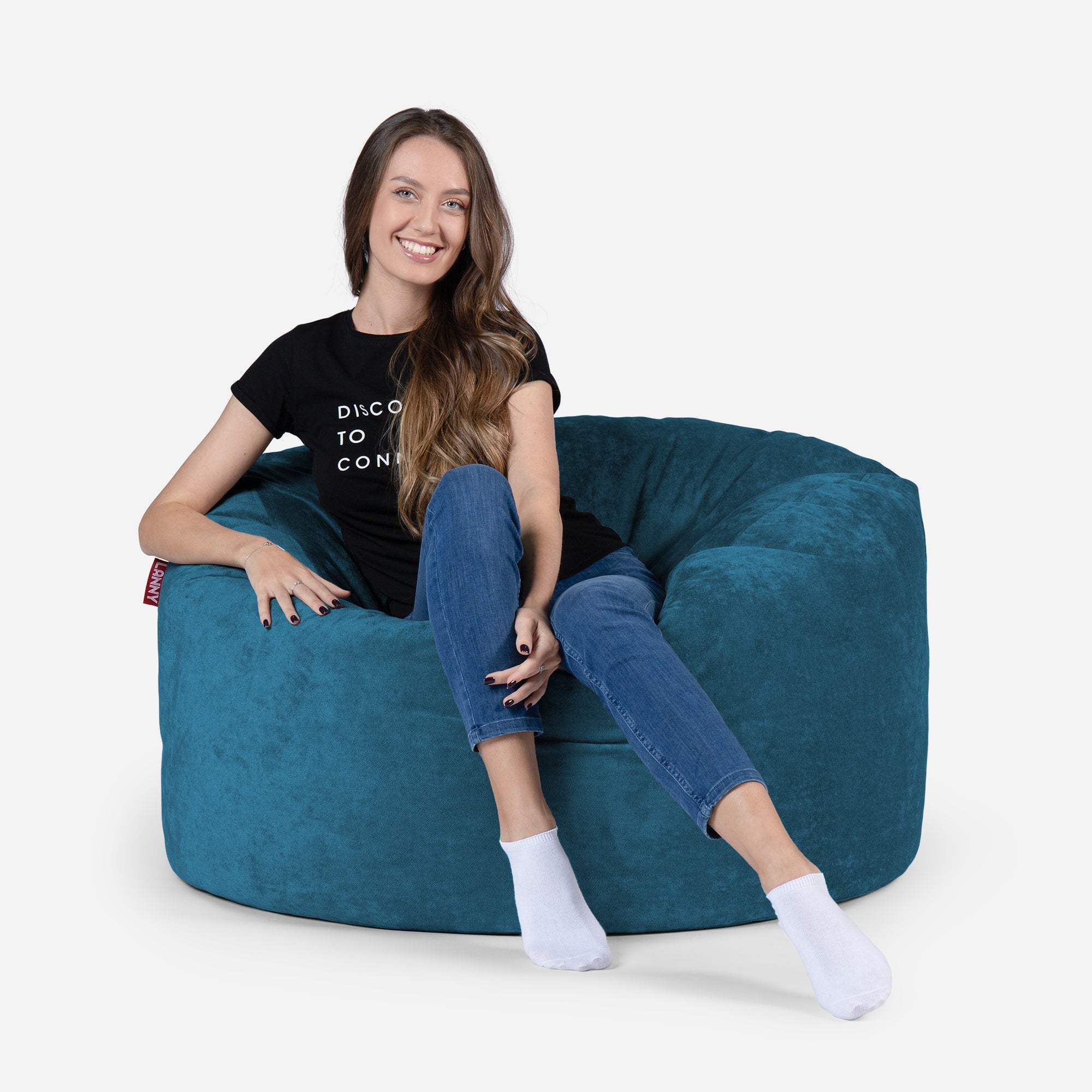 Original Medium Aldo Aqua Bean Bag - Lanny Beanbag - Bean Bag Chairs