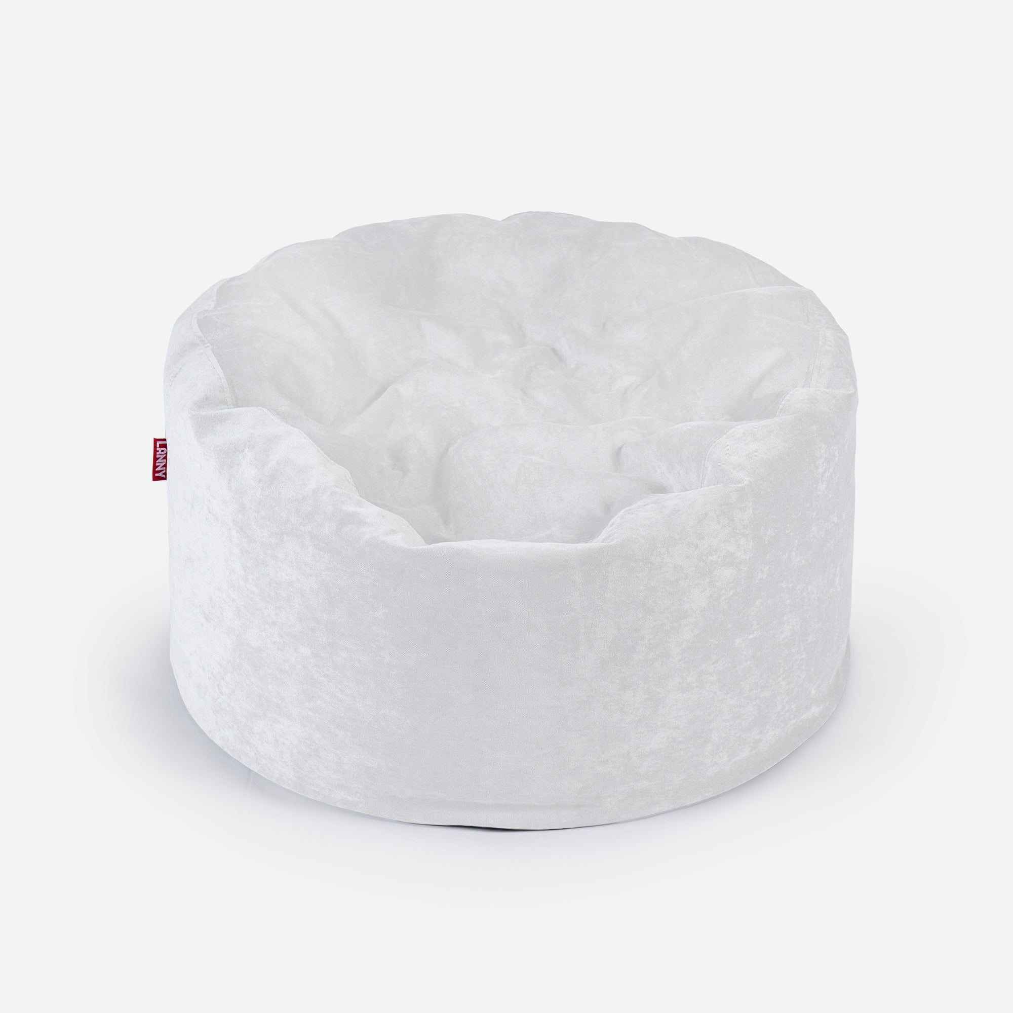 Original Medium Aldo White Bean Bag - Lanny Beanbag - Bean Bag Chairs