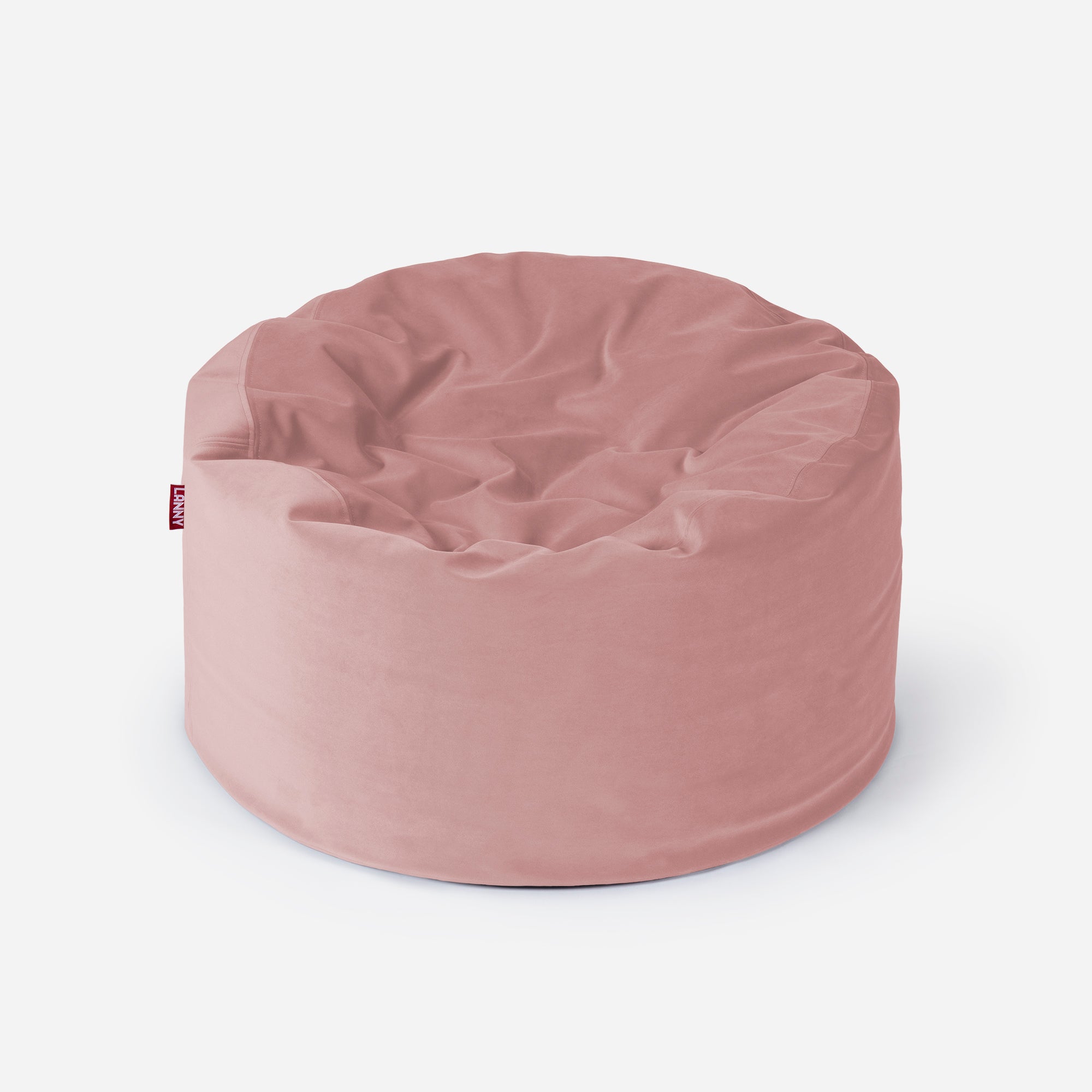 Original Medium Velvet Pink Bean bag - Lanny Beanbag - Bean Bag Chairs