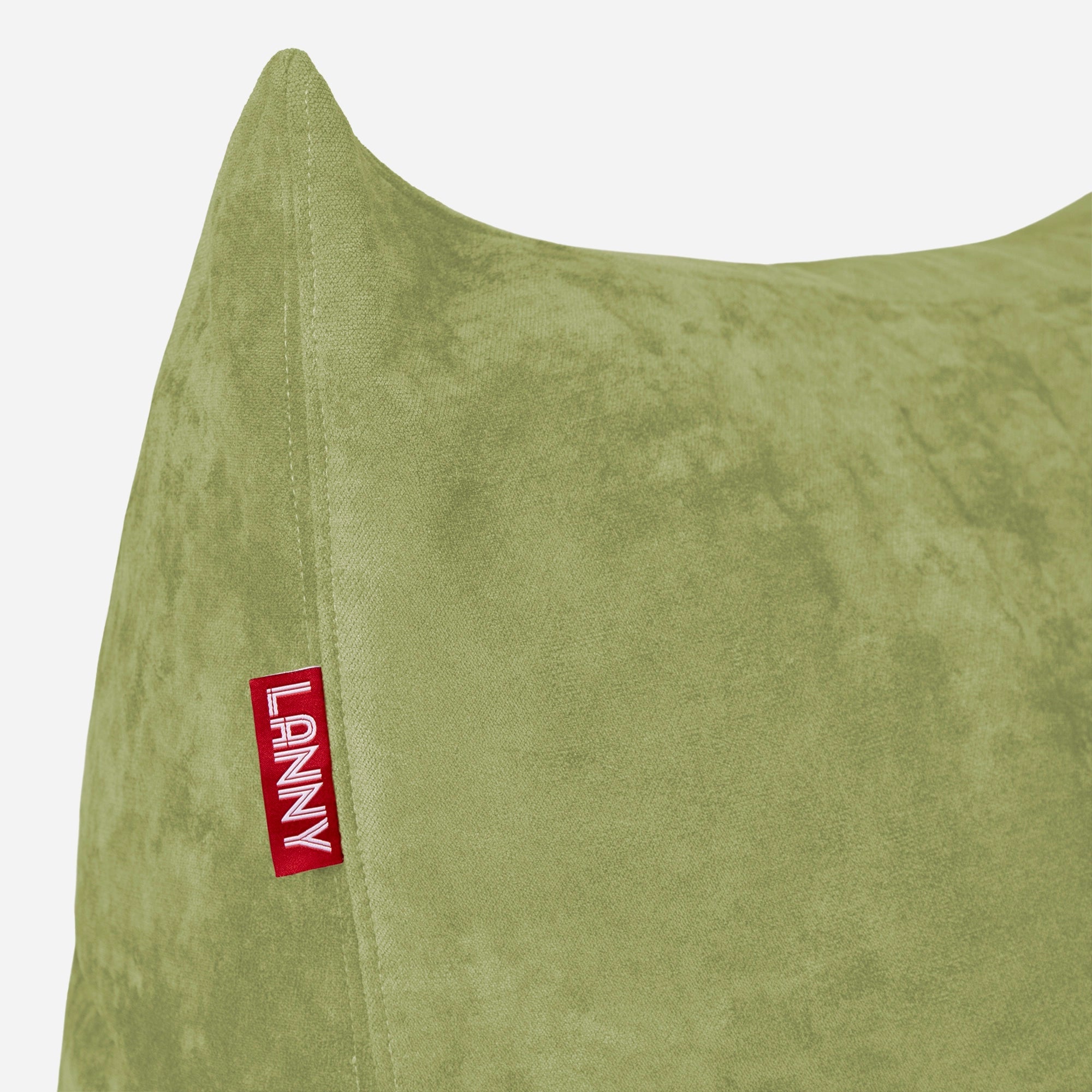 Quadro Aldo Lime Bean bag Chair & Footrest Set - Lanny Beanbag - Bean Bag Chairs