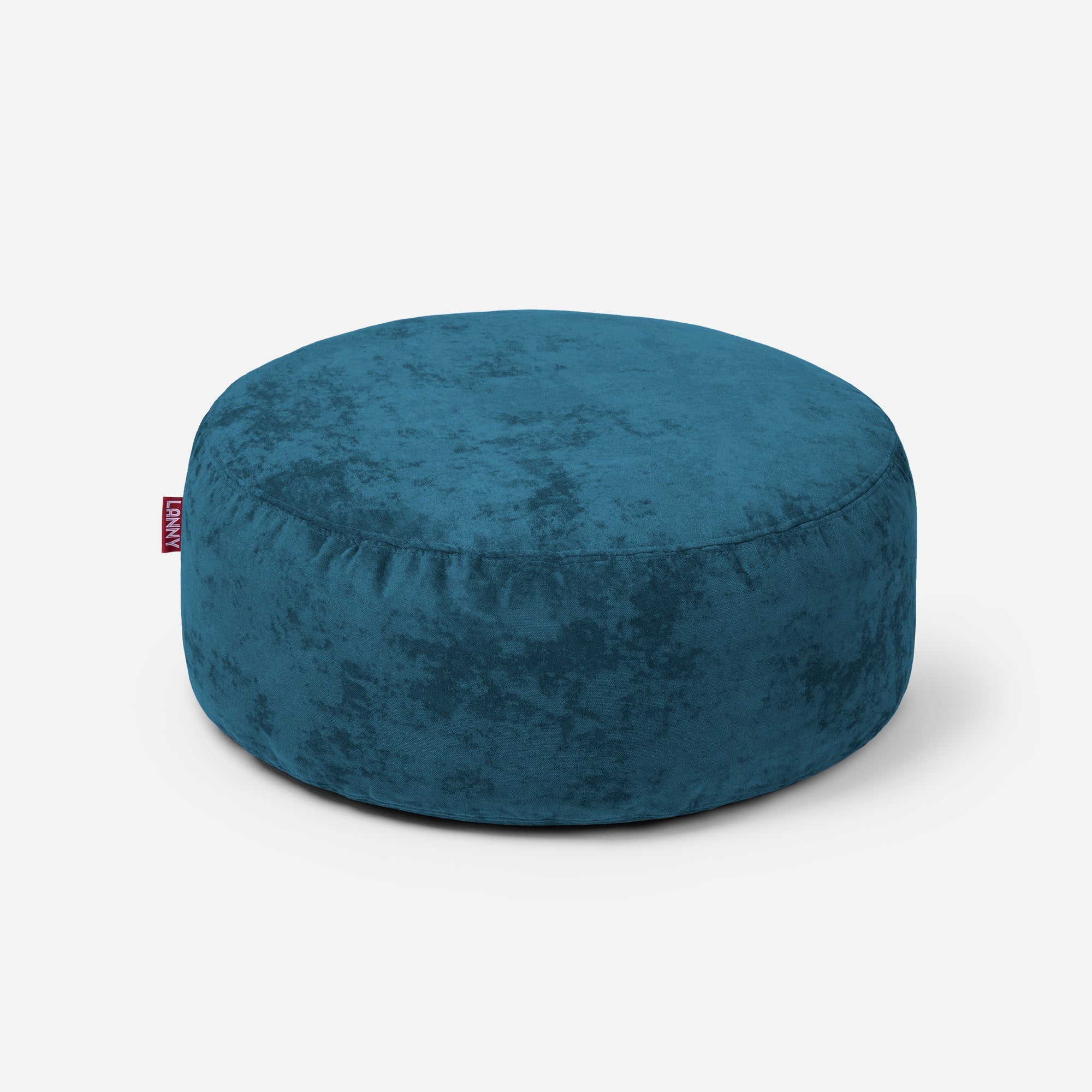 Short Aldo Aqua Pouf - Lanny Beanbag - Ottomans