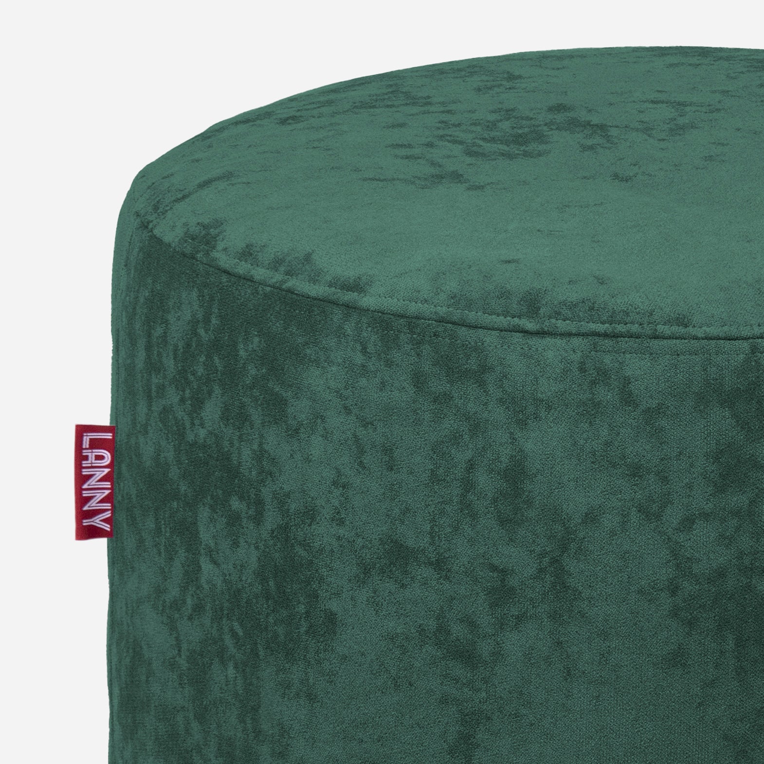 Short Aldo Green Pouf - Lanny Beanbag - Ottomans