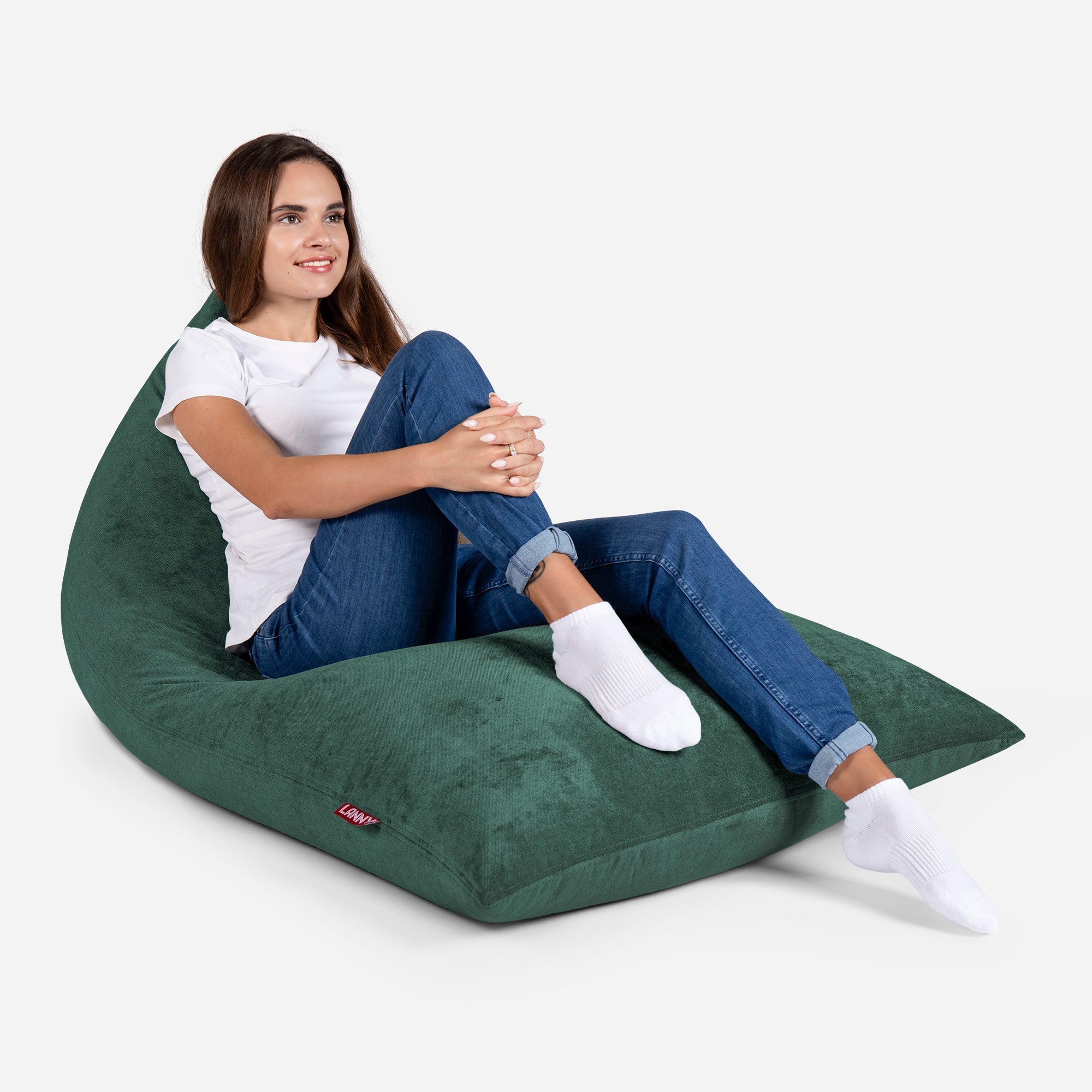 Slim Aldo Green Bean bag - Lanny Beanbag - Bean Bag Chairs