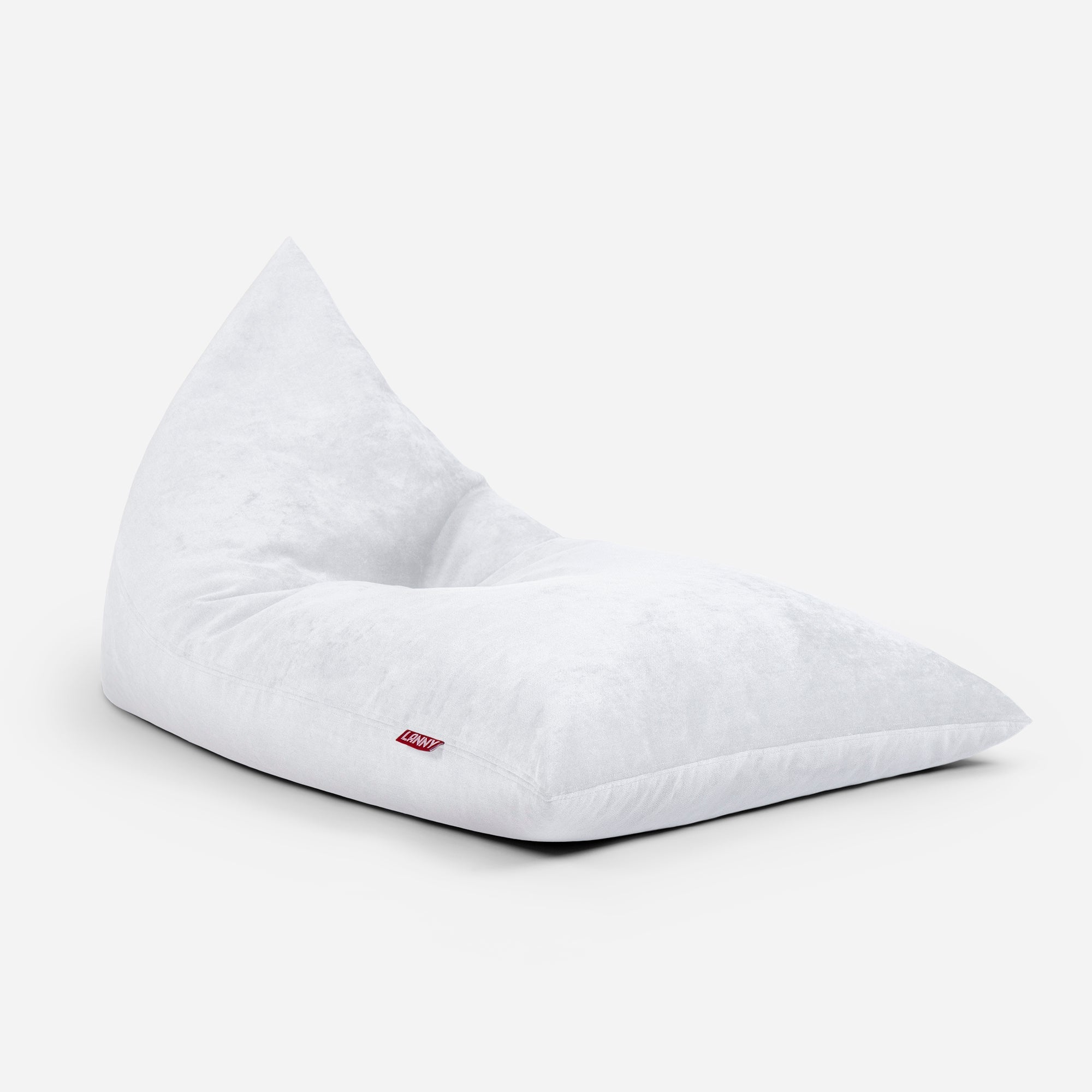 Slim Aldo White Bean bag - Lanny Beanbag - Bean Bag Chairs
