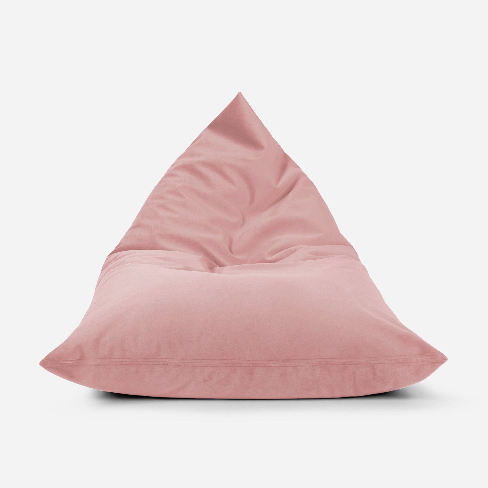 Slim Velvet Pink Bean bag - Lanny Beanbag - Bean Bag Chairs