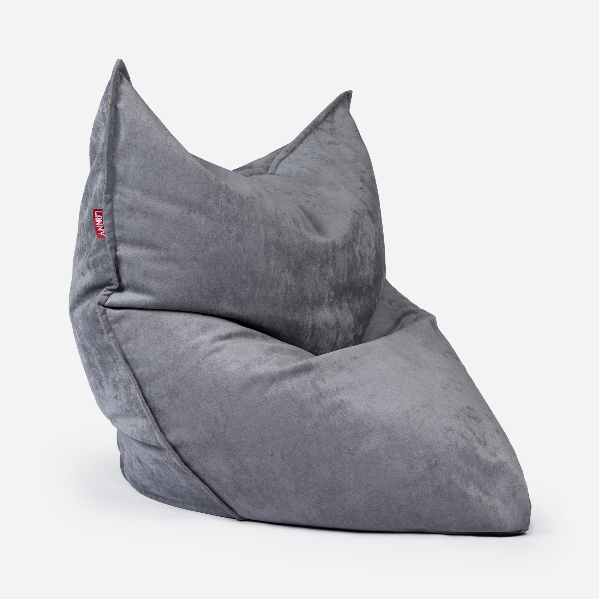 Sloppy Large Aldo Gray Bean bag - Lanny Beanbag - Bean Bag Chairs